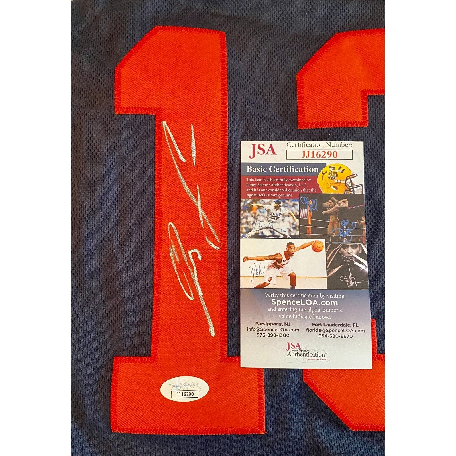 Ronald Acuna Jr Signed Jersey With JSA COA (JJ16290) (Braves)