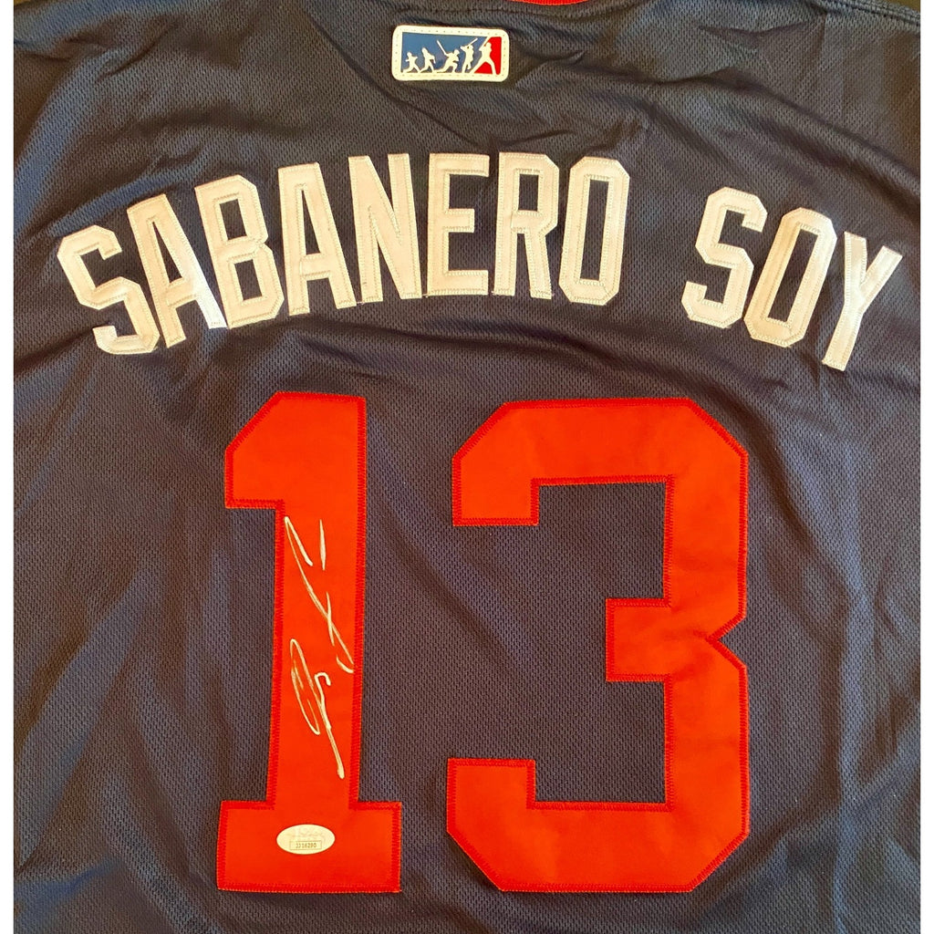 Ronald Acuna Jr Signed Jersey With JSA COA (JJ16290) (Braves)