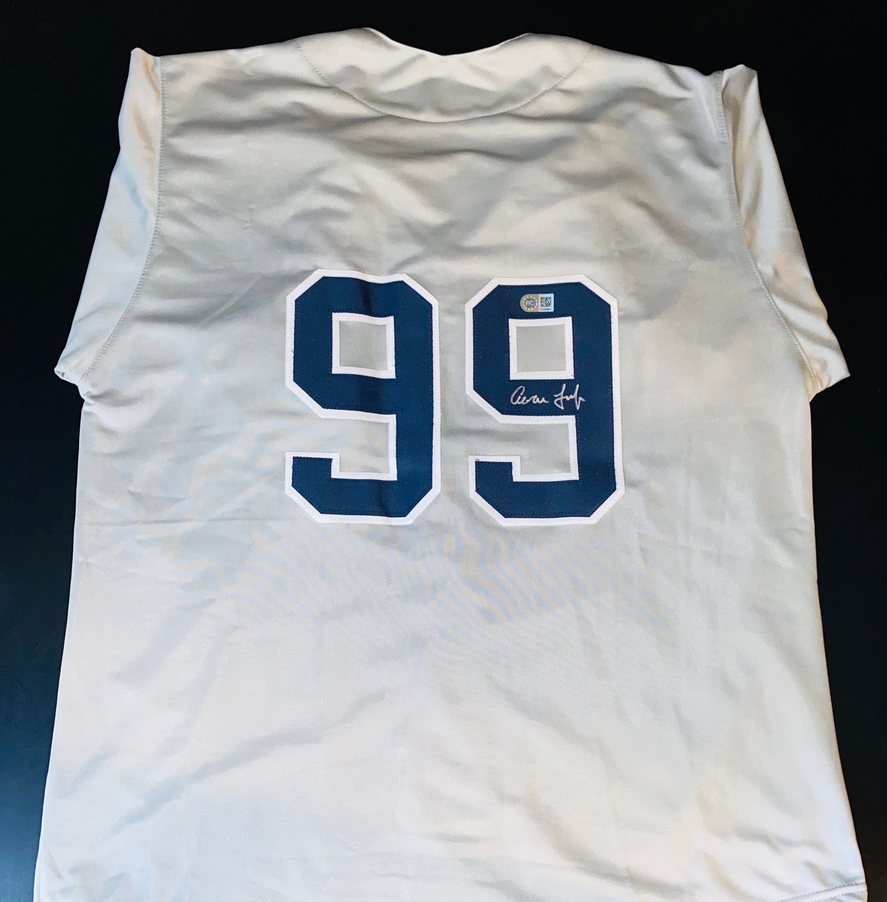Aaron Judge Signed and Framed Jersey With COA (PC605482) (Yankees)