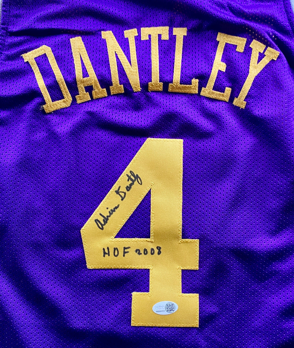 Adrian Dantley Signed Jersey With JSA COA (WB880357) (Jazz)