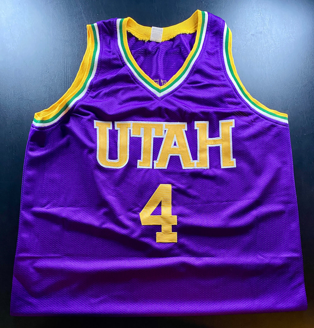 Adrian Dantley Signed Jersey With JSA COA (WB880357) (Jazz)