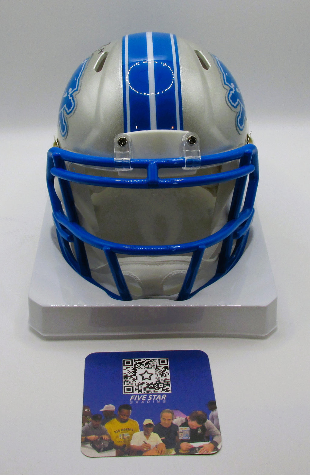 Amon-Ra St. Brown Signed Mini Helmet With COA (496981) (Lions)