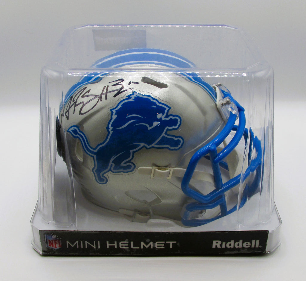 Amon-Ra St. Brown Signed Mini Helmet With COA (496981) (Lions)