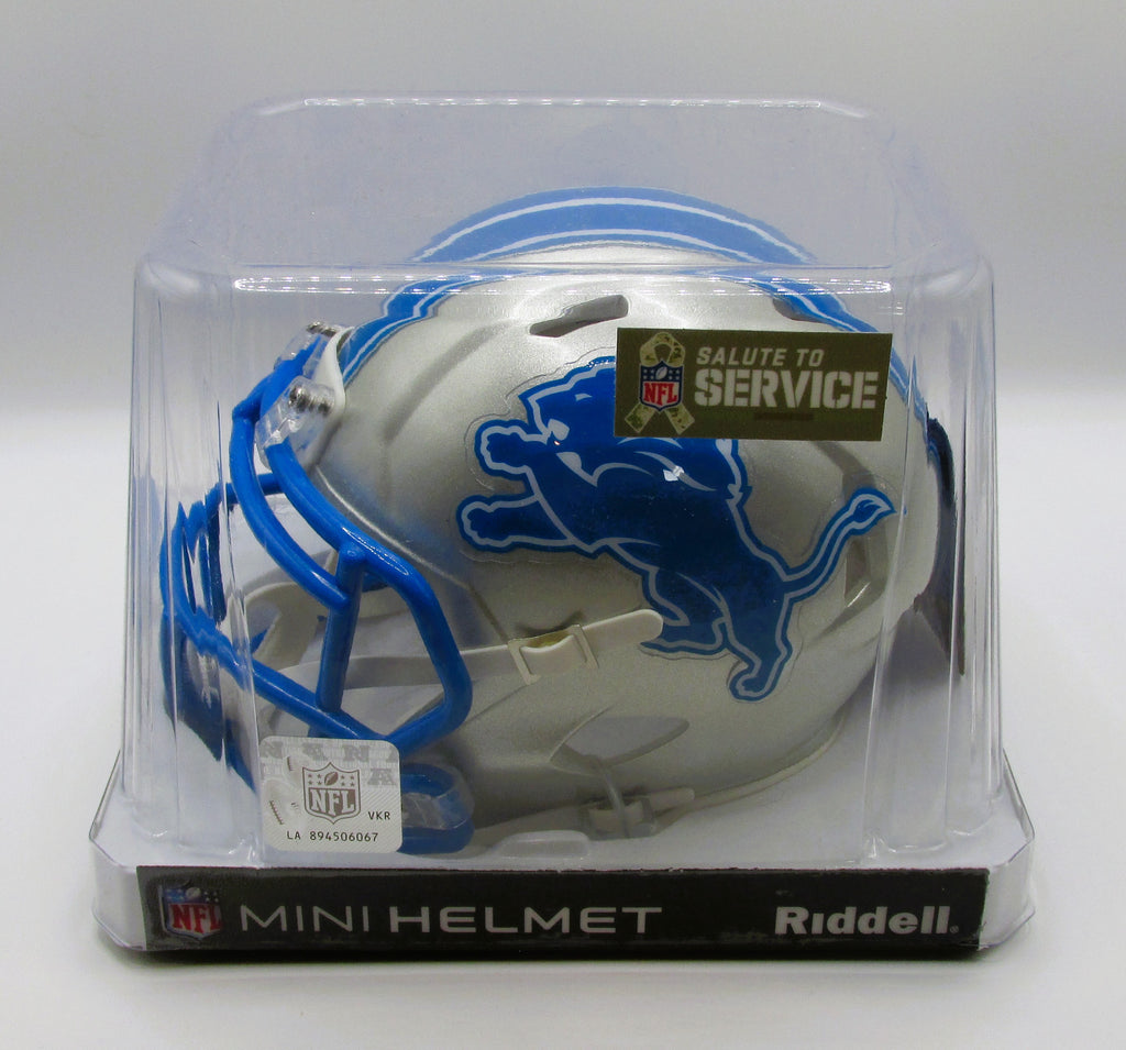 Amon-Ra St. Brown Signed Mini Helmet With COA (496981) (Lions)