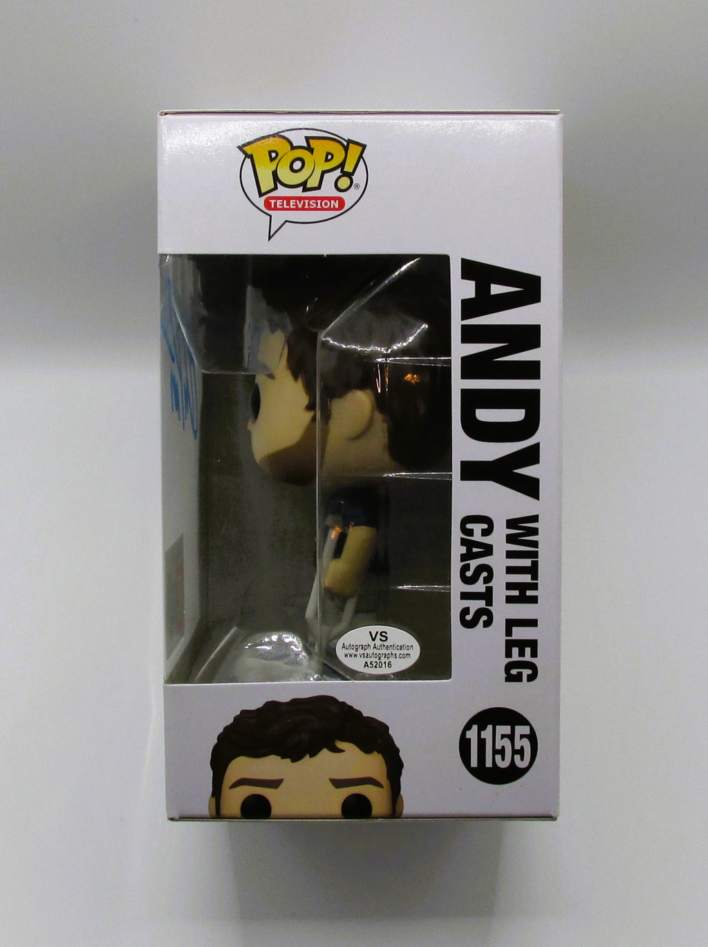 Andy Dwyer (Chris Pratt) Signed Funko In Case With COA (A52016) (Parks & Rec)