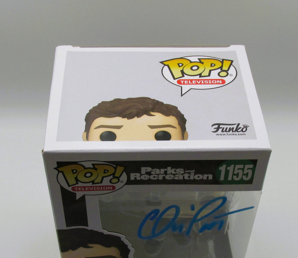 Andy Dwyer (Chris Pratt) Signed Funko In Case With COA (A52016) (Parks & Rec)