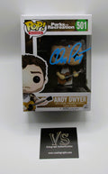 Andy Dwyer (Chris Pratt) Signed Funko In Case With COA (A52019) (Parks & Rec)