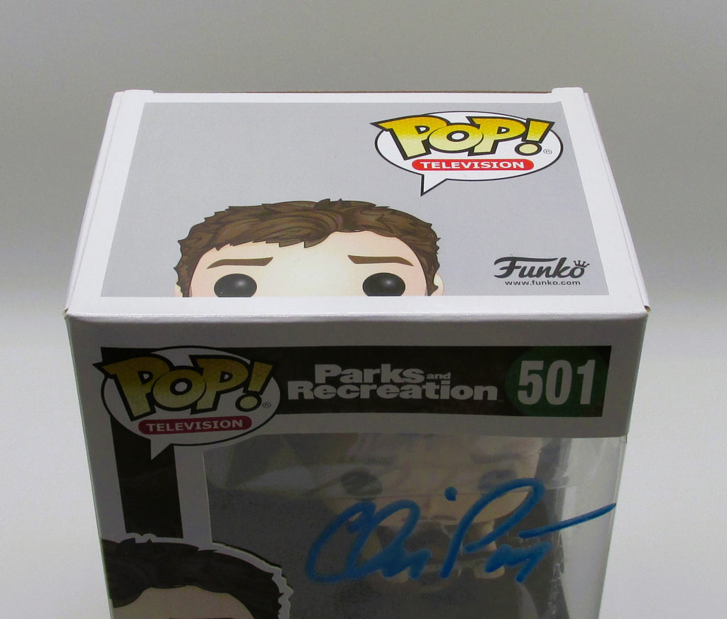 Andy Dwyer (Chris Pratt) Signed Funko In Case With COA (A52019) (Parks & Rec)