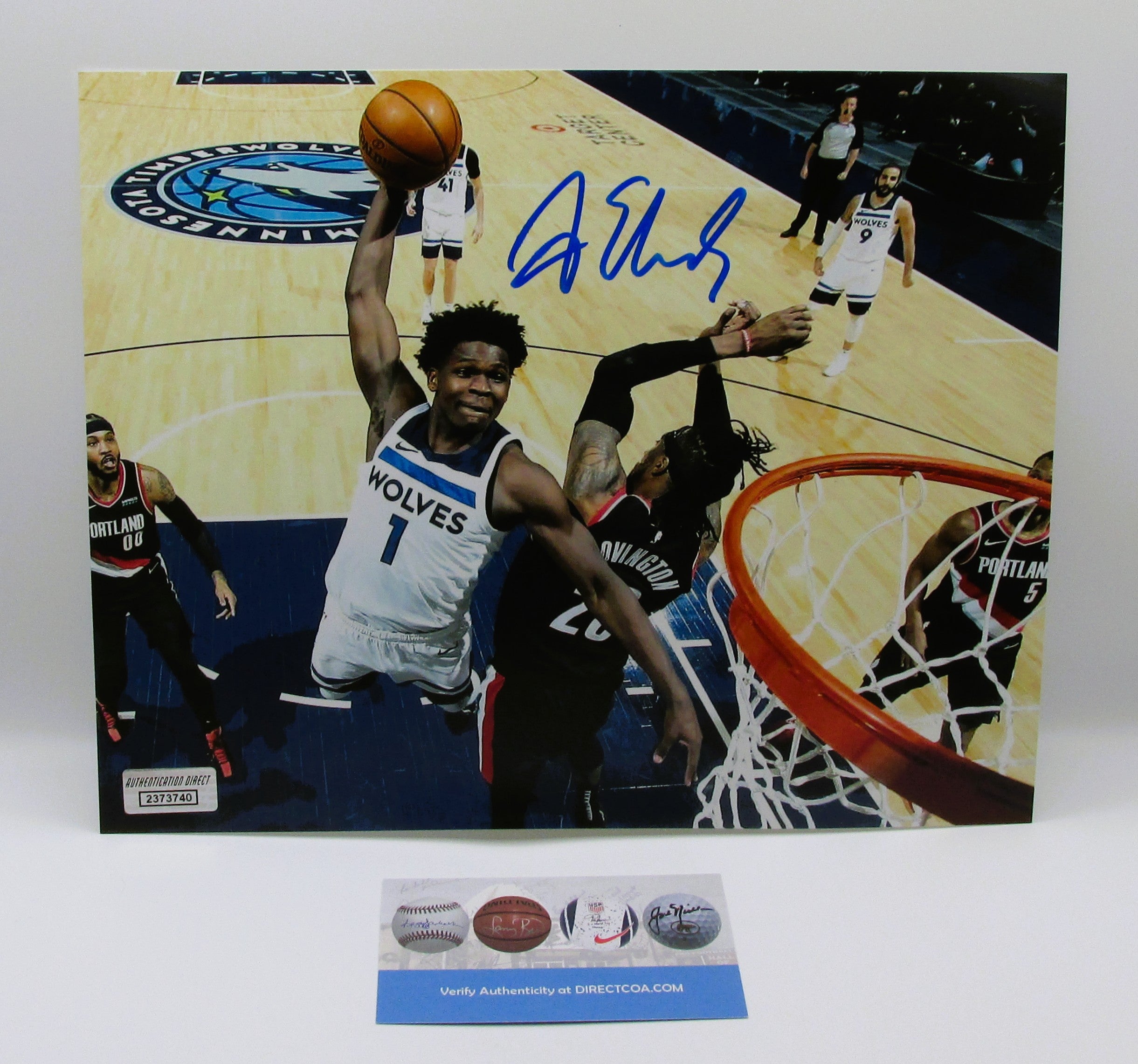 Anthony Edwards Signed 8x10 Photo With COA (2373740) (Timberwolves)