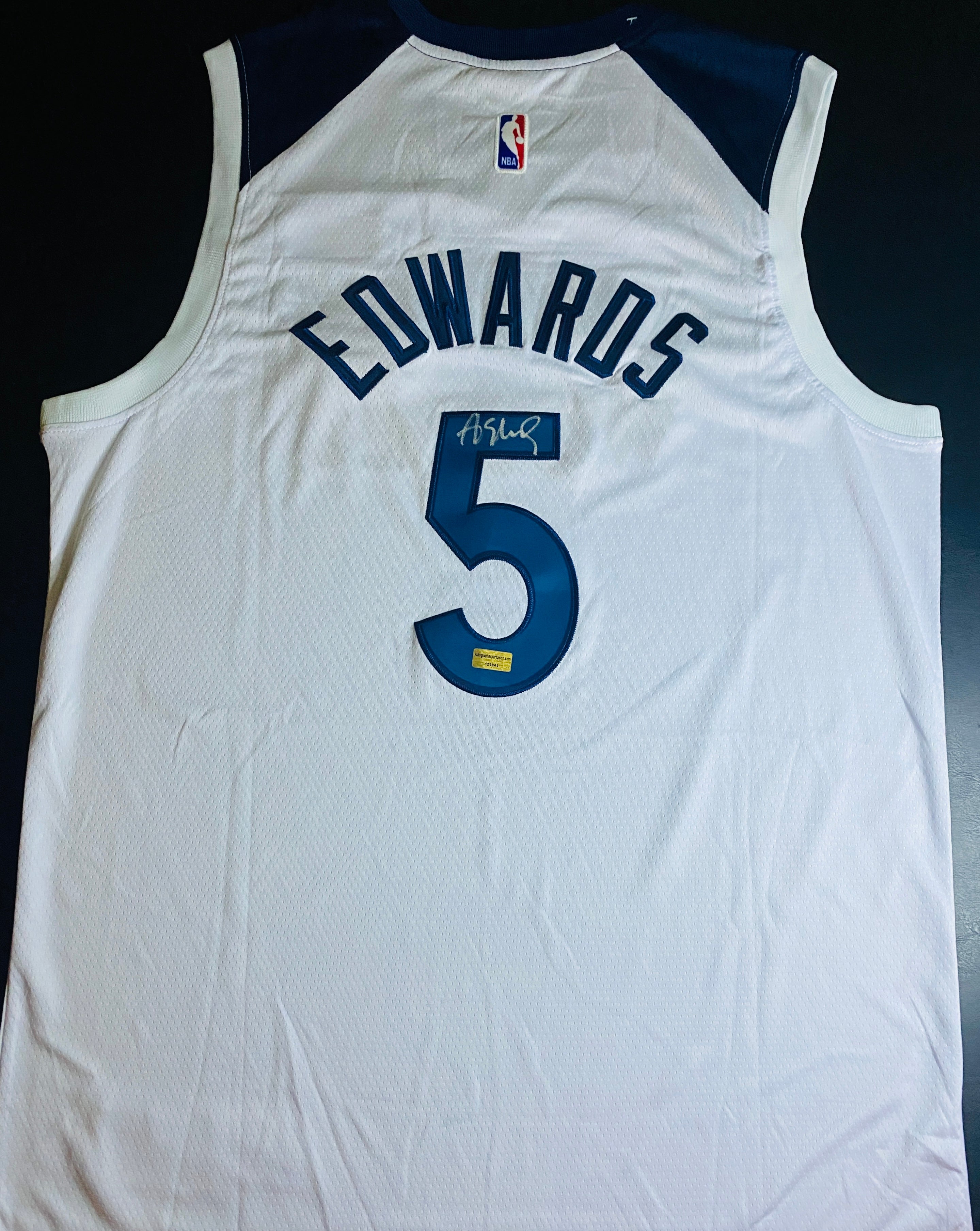 Anthony Edwards Signed Jersey With COA (121841) (Timberwolves)