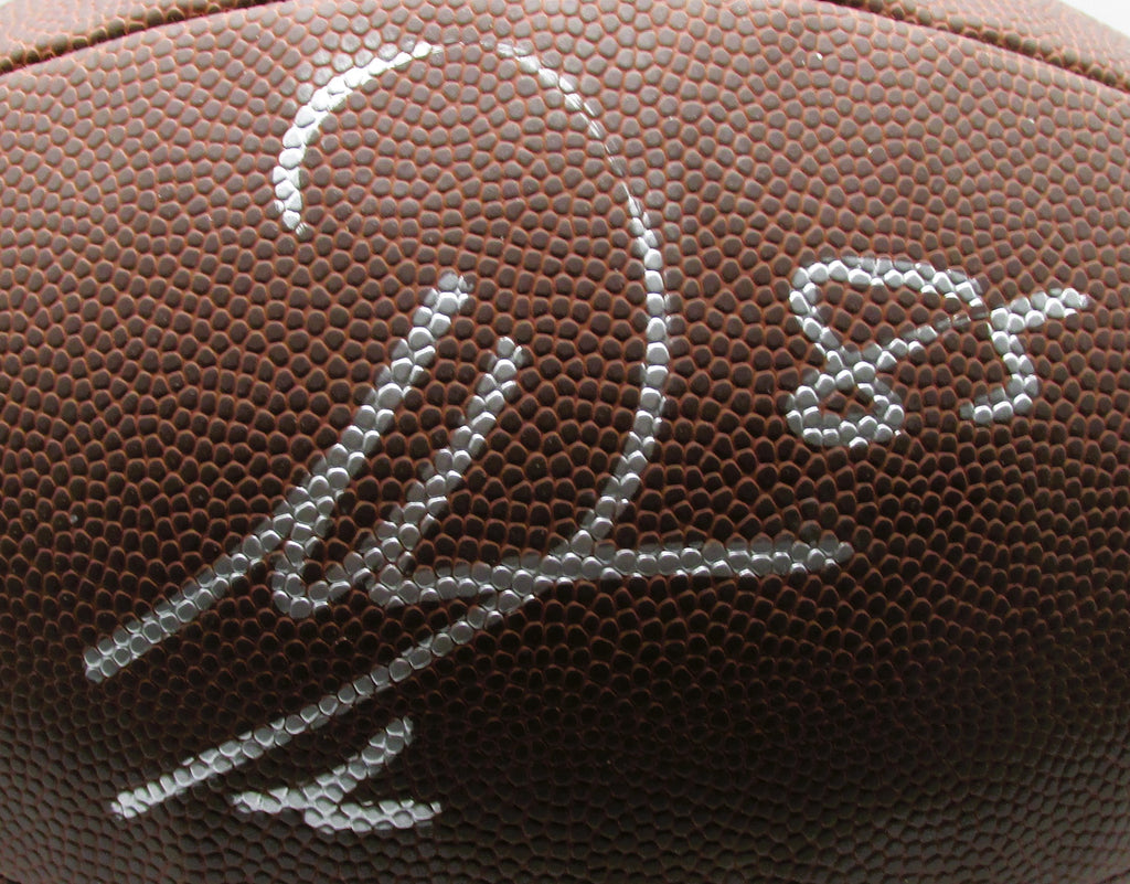 Antonio Gates Signed Football With Beckett COA (WH57742) (Chargers)