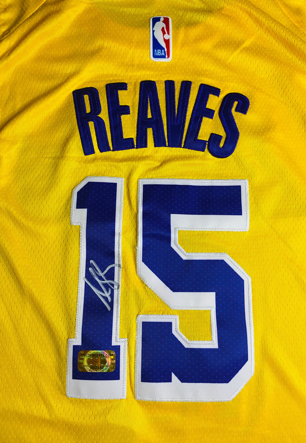 Austin Reaves Signed Jersey With COA (202682) (Lakers)