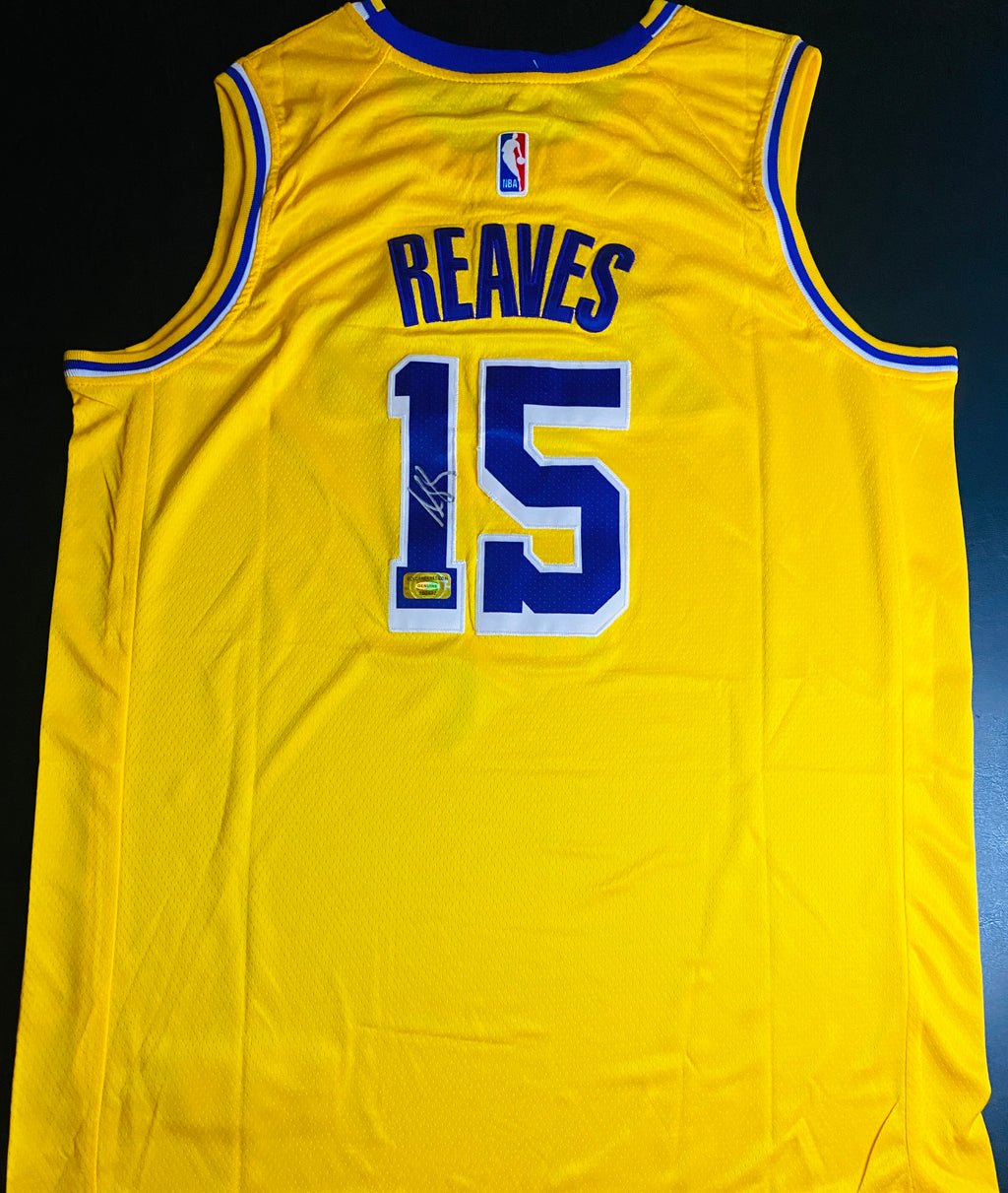 Austin Reaves Signed Jersey With COA (202682) (Lakers)