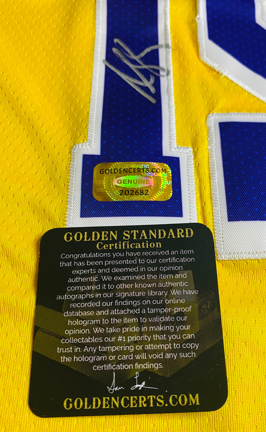 Austin Reaves Signed Jersey With COA (202682) (Lakers)