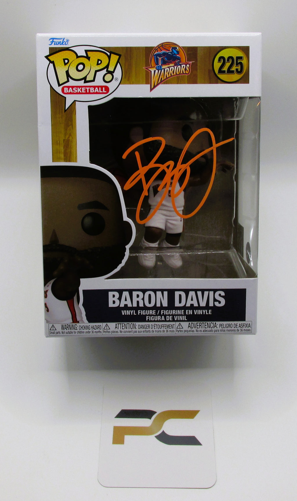 Baron Davis Signed Funko In Case With COA (PC483327) (Warriors)