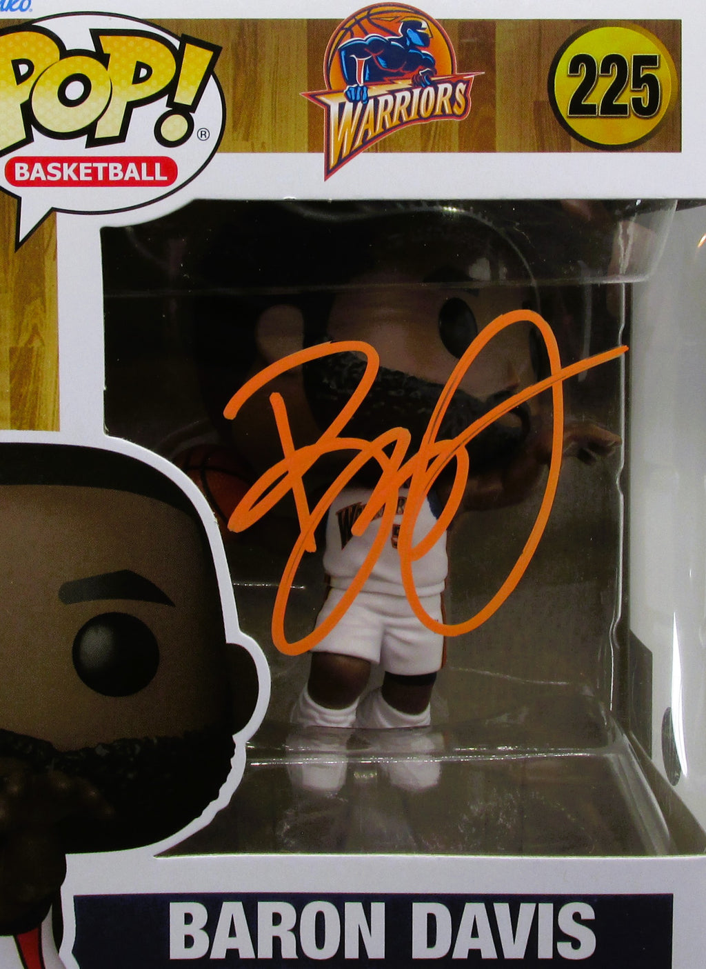 Baron Davis Signed Funko In Case With COA (PC483327) (Warriors)