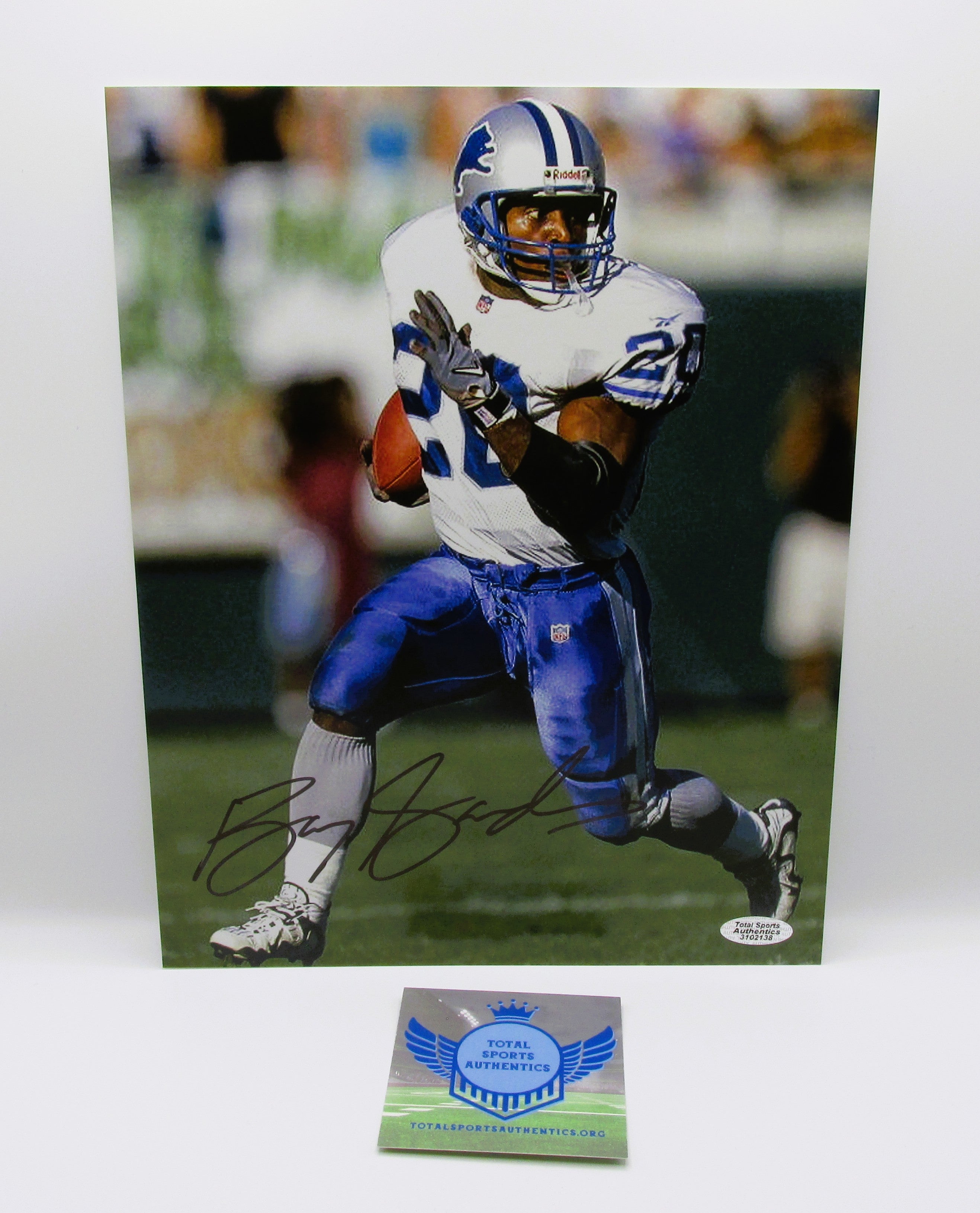 Barry Sanders Signed 8x10 Photo With COA (3102138) (Lions)