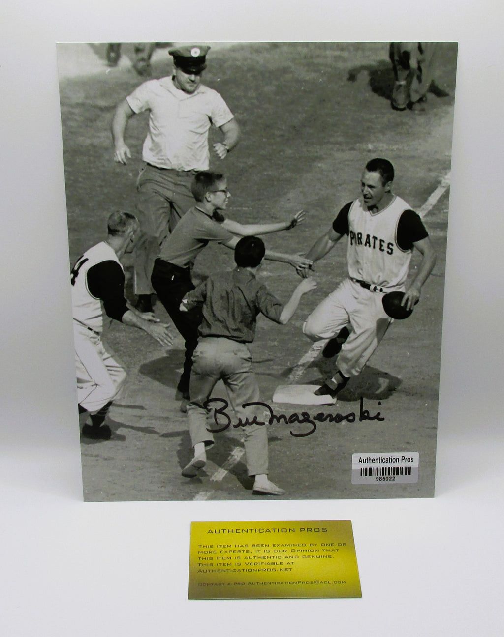 Bill Mazeroski Signed 8x10 Photo With COA (985022) (Pirates)