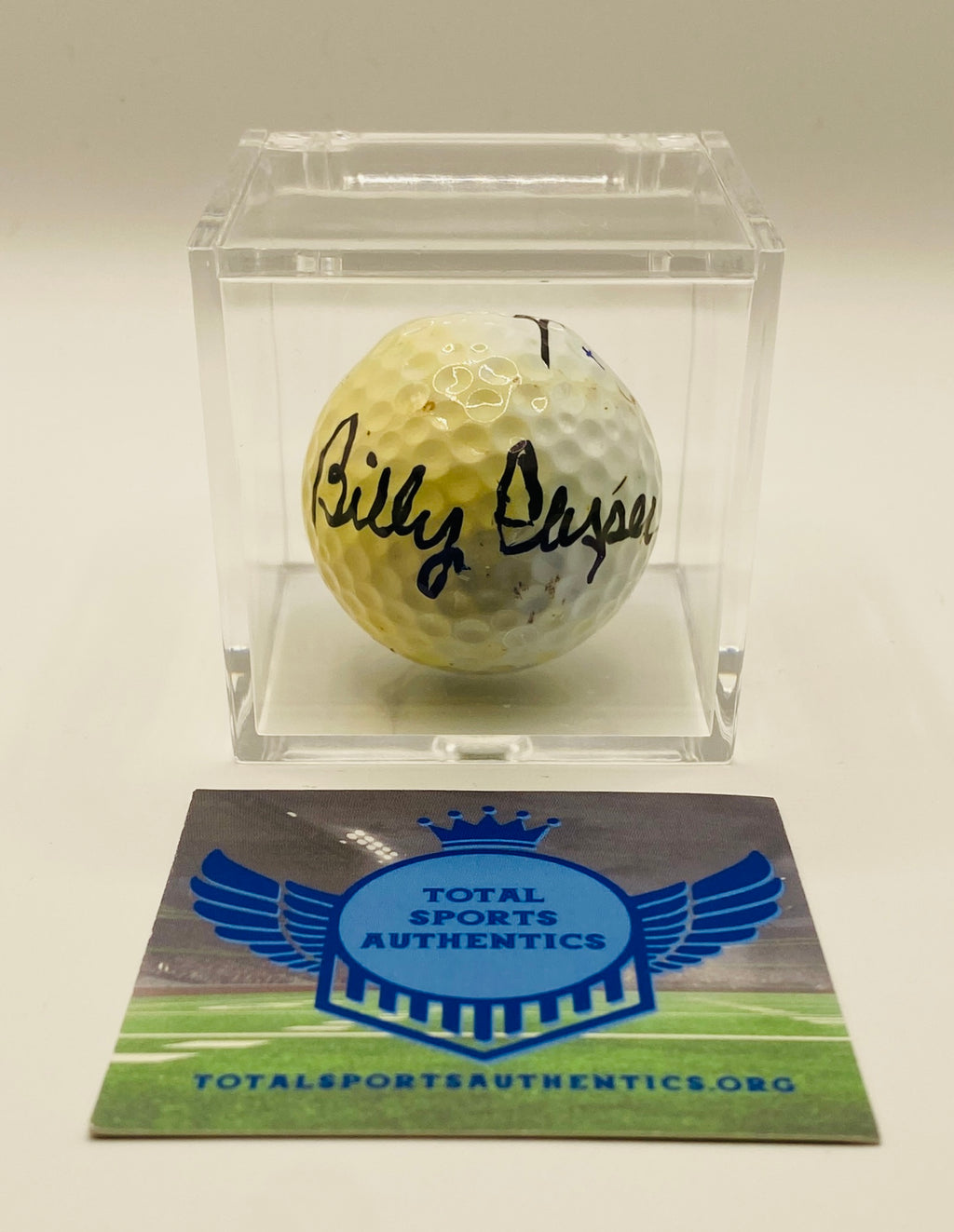 Billy Casper Signed Golf Ball In Case With COA (3100326)