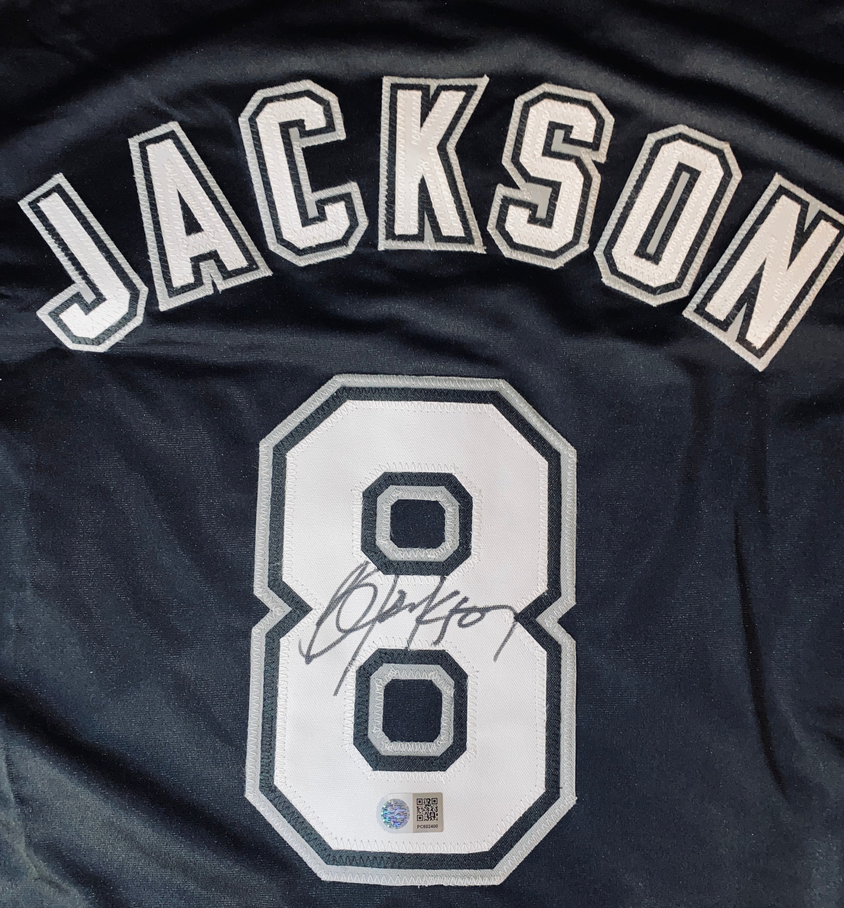 Bo Jackson Signed Jersey With COA (PC602400) (White Sox)