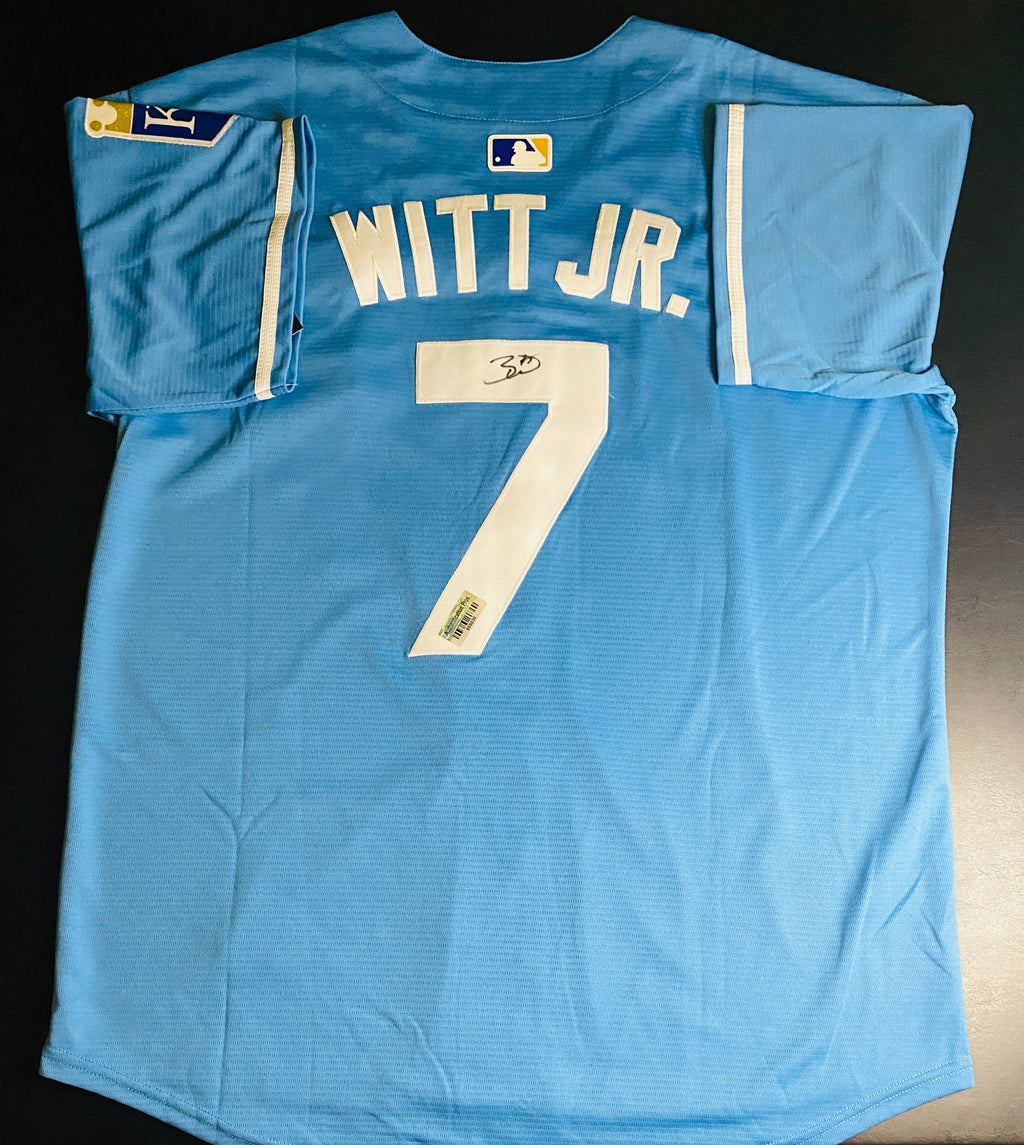 Bobby Witt Jr. Signed Jersey With COA (988030) (Royals)
