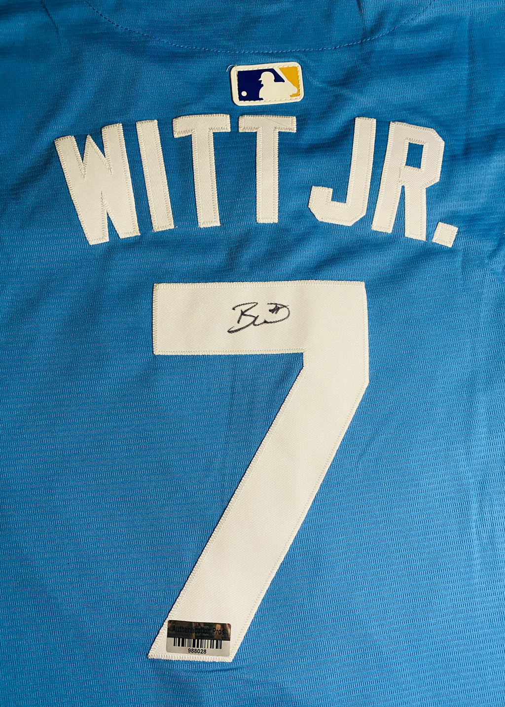 Bobby Witt Jr Signed Jersey With COA (988028) (Royals)