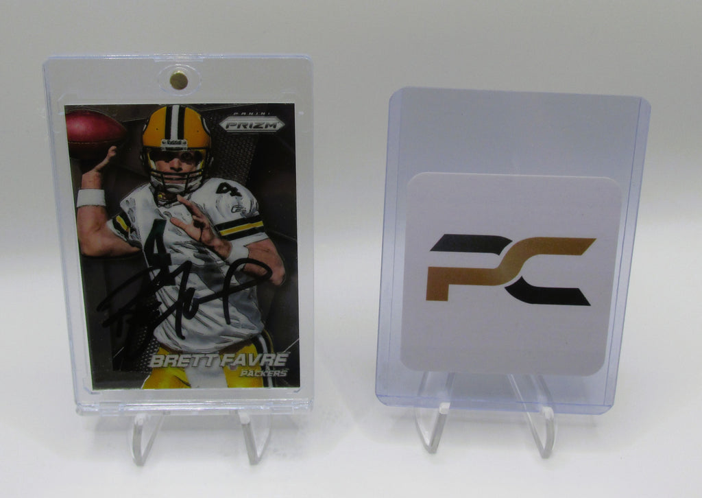 Brett Favre Signed Card With COA (PC484844) (Packers)