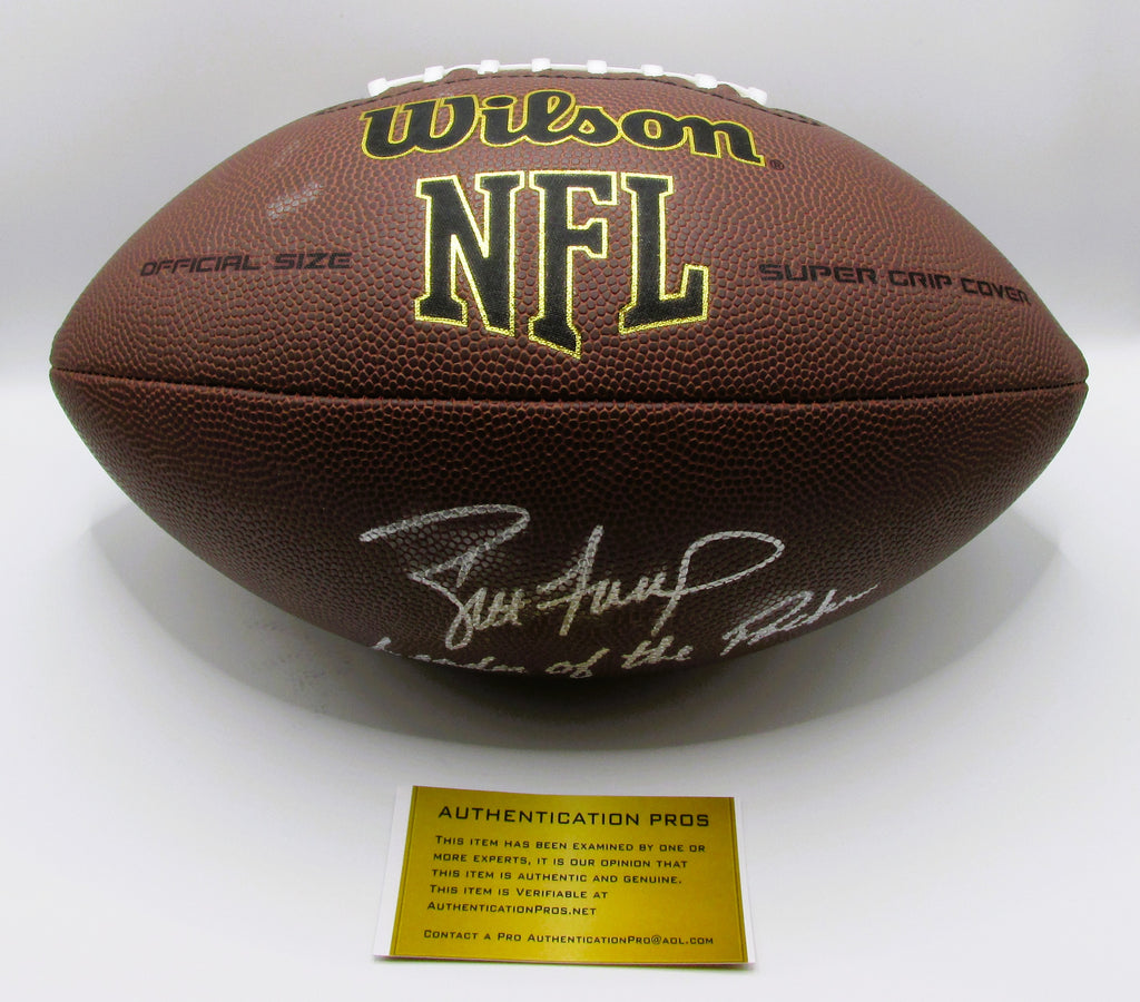 Brett Favre Signed Football With COA (986760) (Packers)