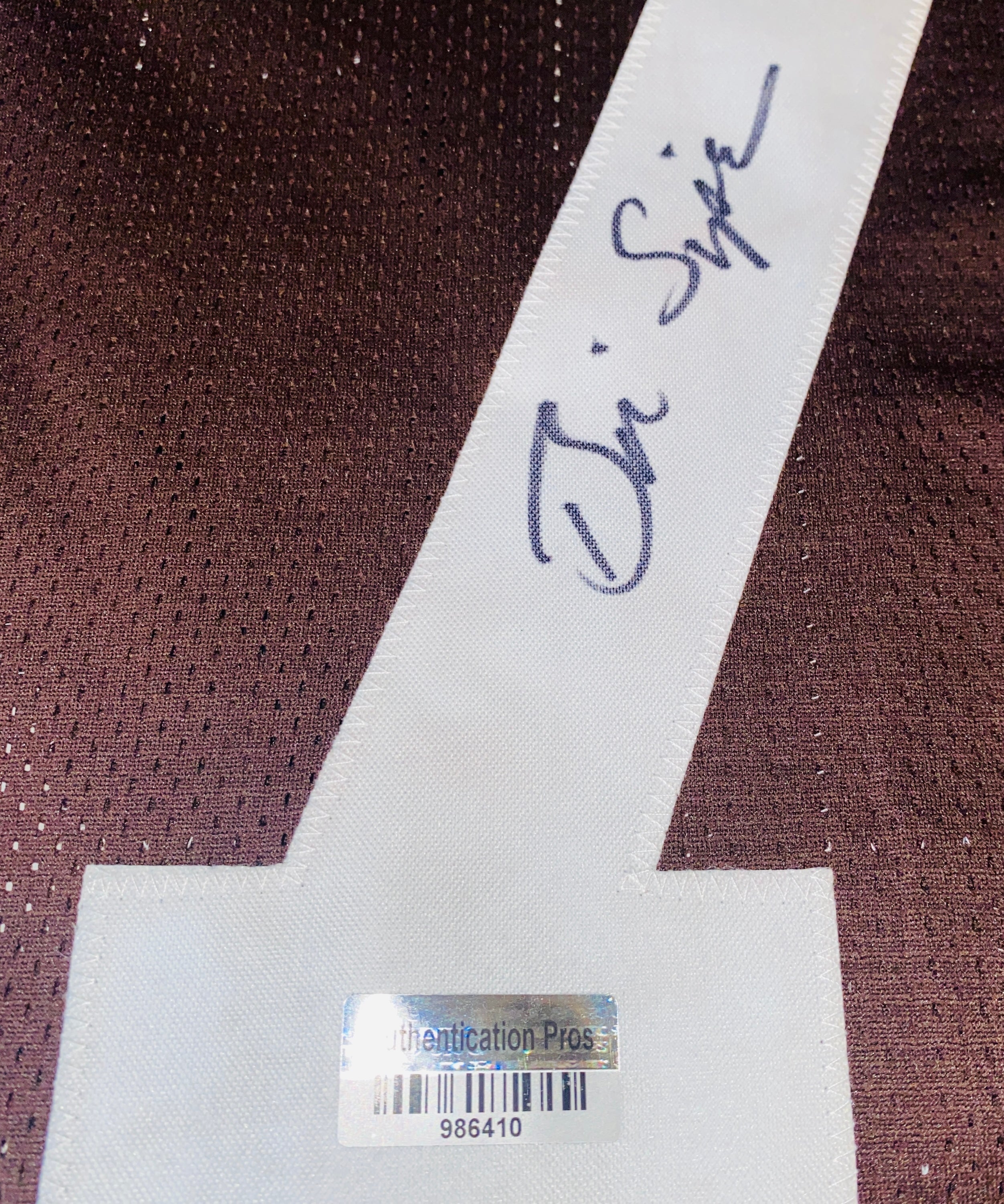 Brian Sipe Signed Jersey With COA (986410) (Browns)