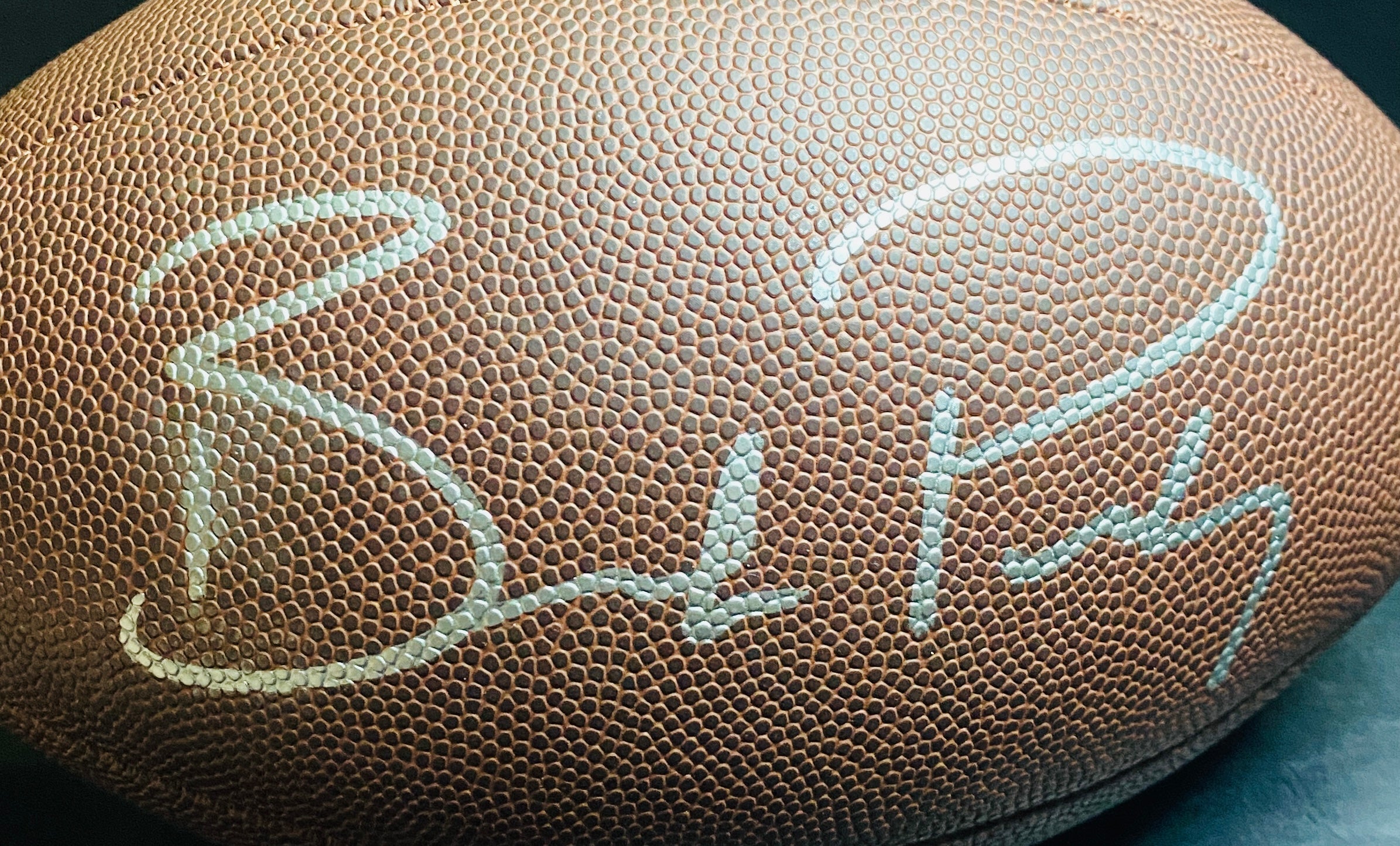 Brock Purdy Signed Football With COA (A50365) (49ers)