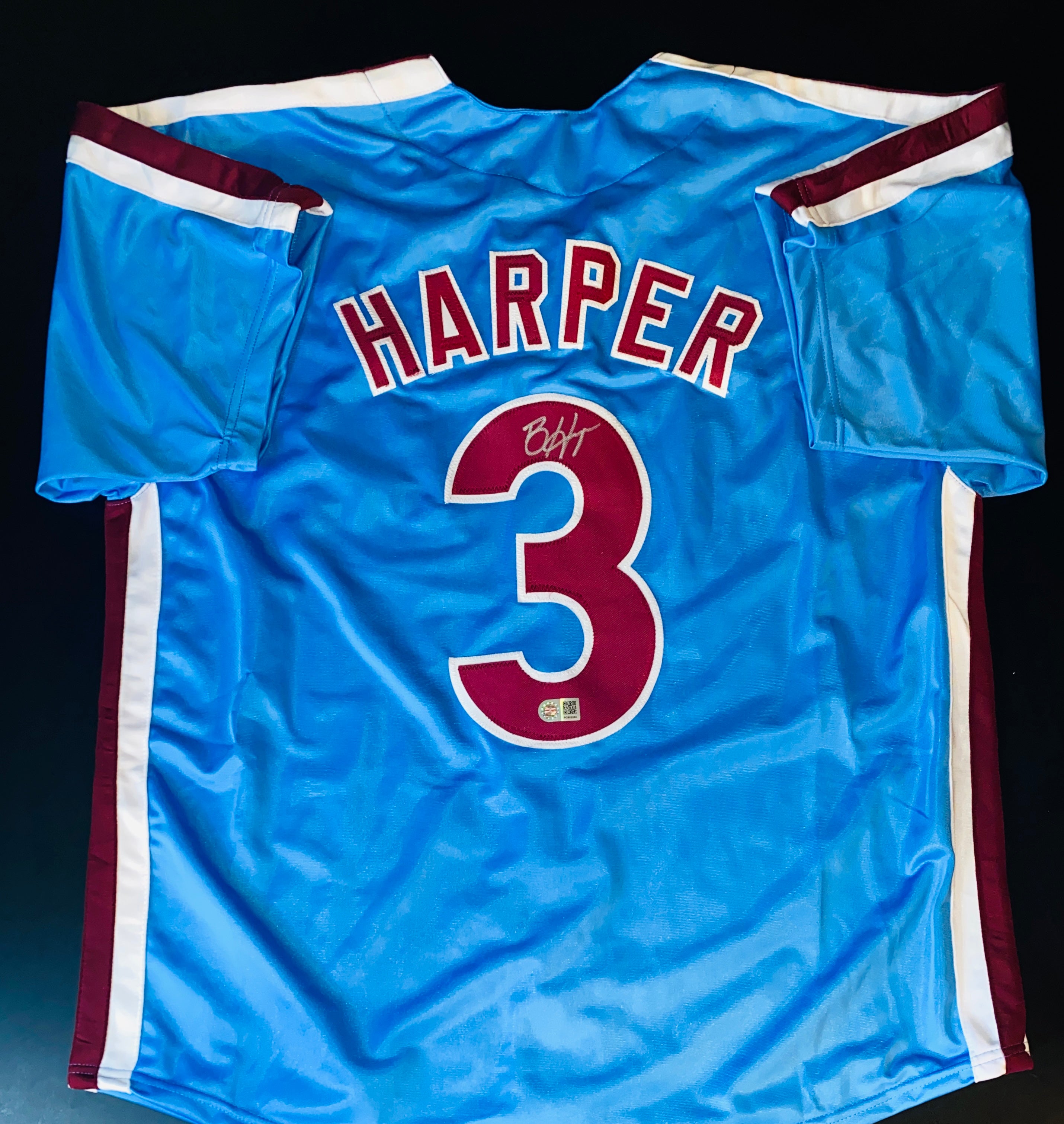 Bryce Harper Signed Jersey With COA (PC602253) (Phillies)