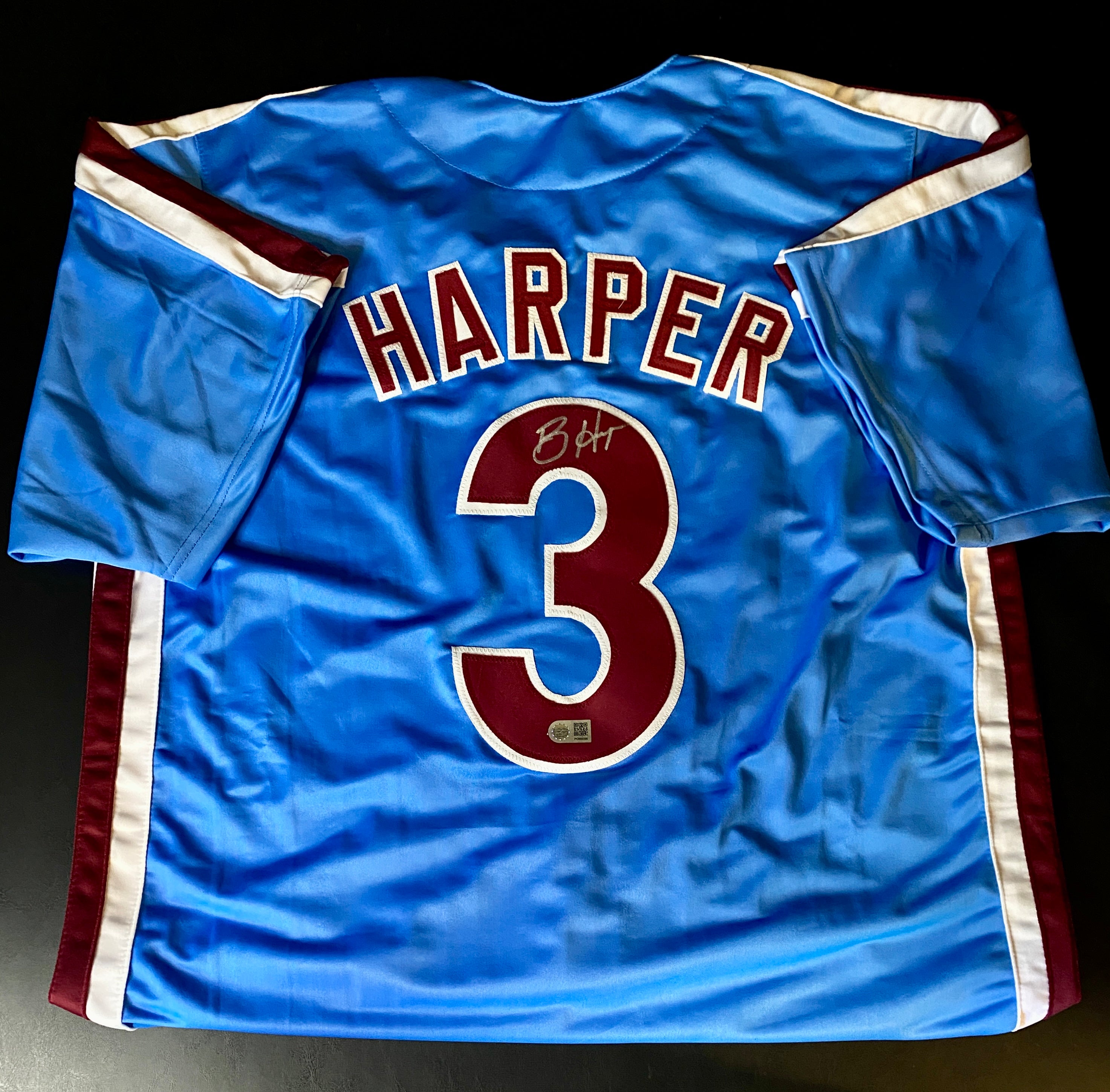 Bryce Harper Signed Jersey With COA (PC602356) (Phillies)