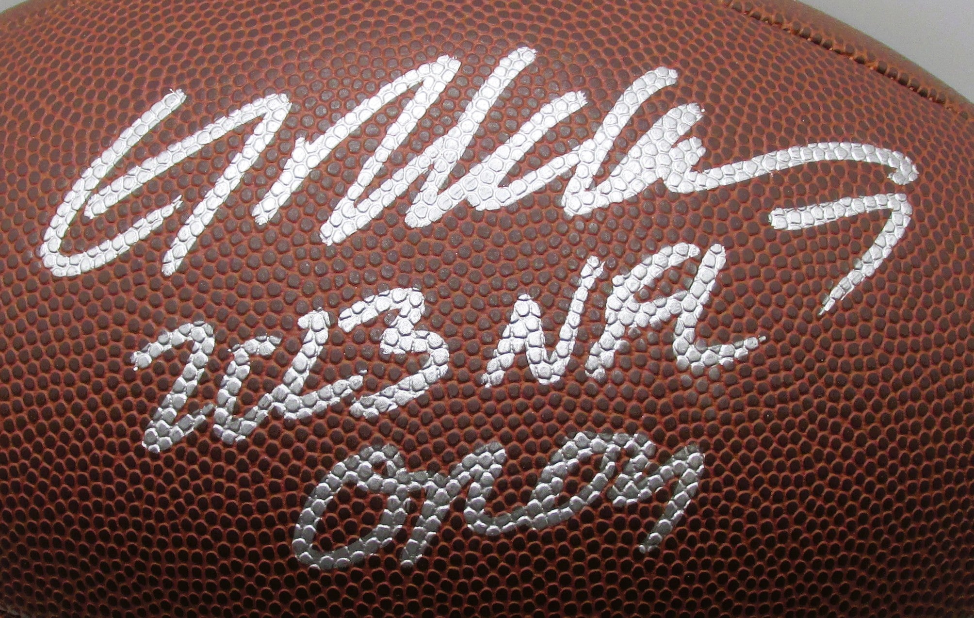 CJ Stroud Signed Football With 2024 NFL OROY Inscription And COA (Texans)