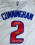 Cade Cunningham Signed Jersey With COA (121485) (Pistons)