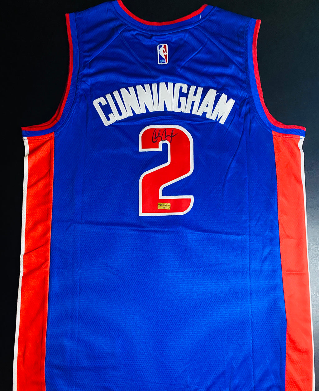 Cade Cunningham Signed Jersey With COA (121501) (Pistons)