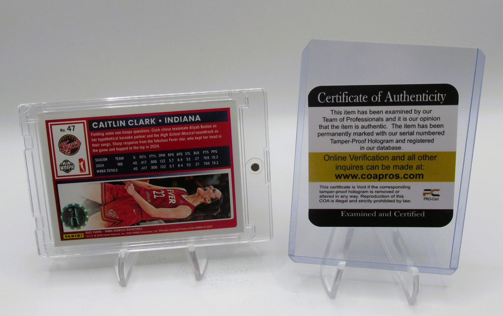 Caitlin Clark Signed Card With COA (PC484929) (Fever)
