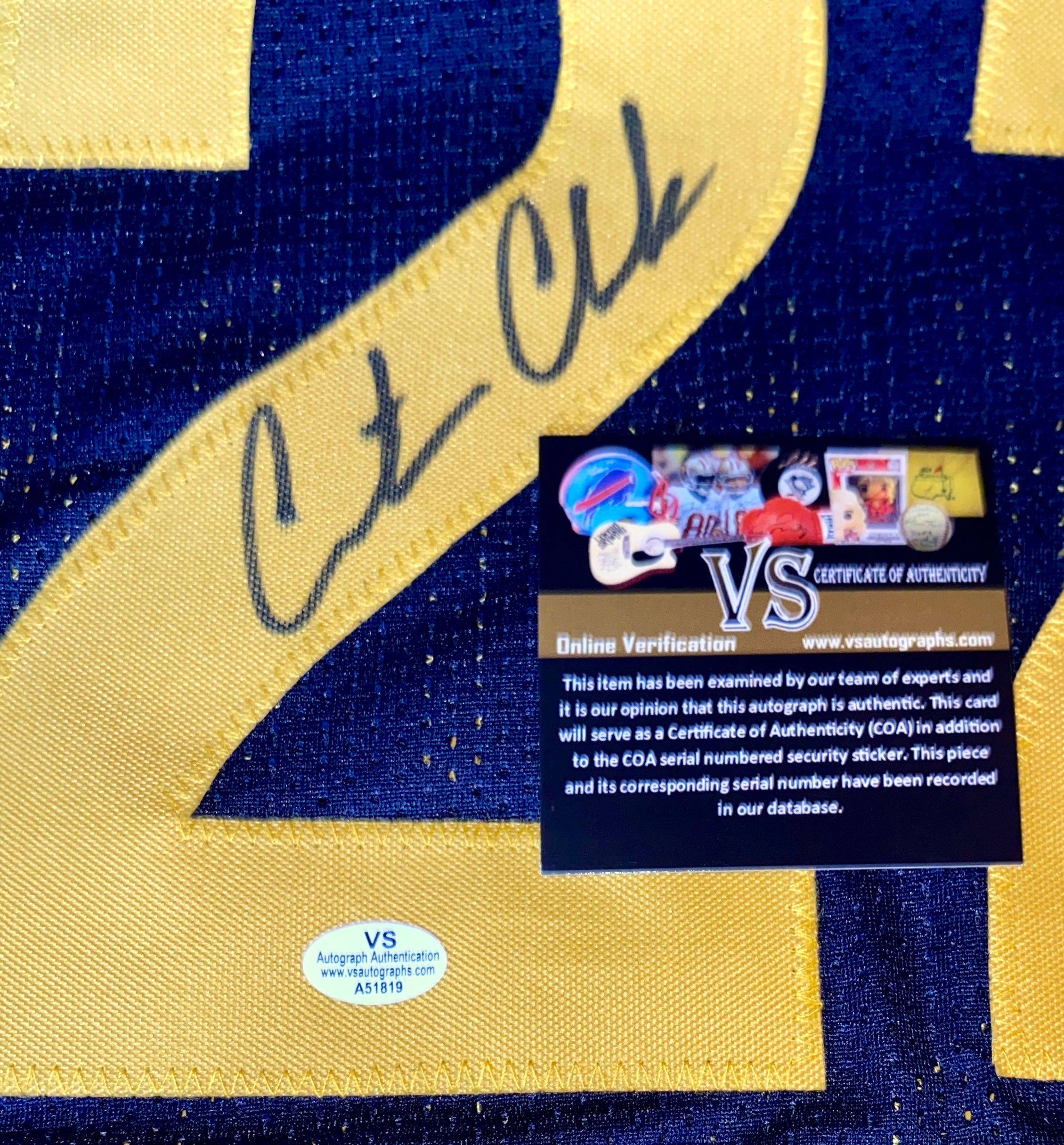 Rare Error Jersey - Caitlin Clark Signed Jersey With COA (A51819) (Fever)