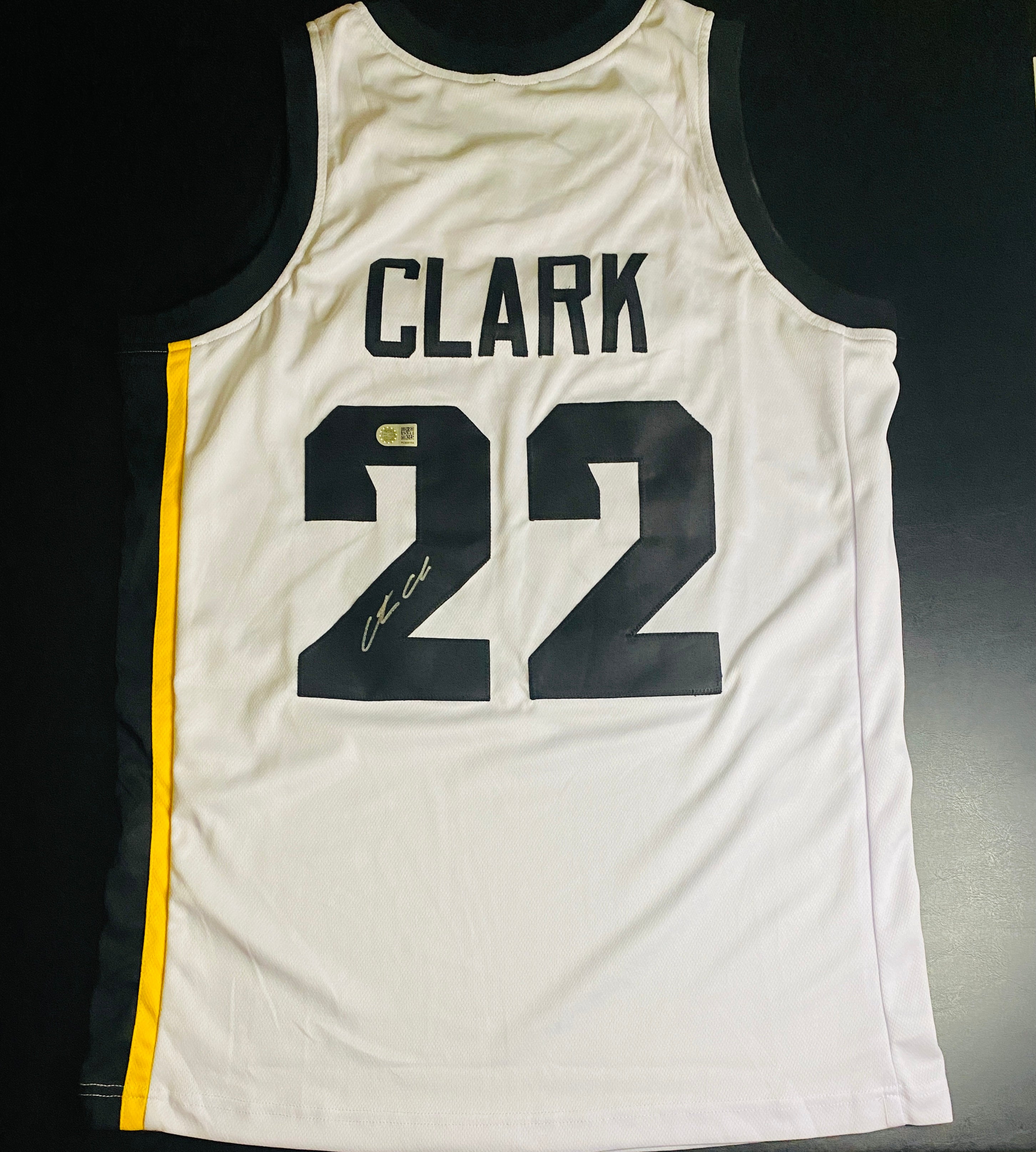 Caitlin Clark Signed Jersey With COA (PC608154) (Hawkeyes, Fever)
