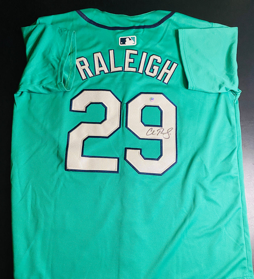 Cal Raleigh Signed Jersey With COA (PC483582) (Mariners)
