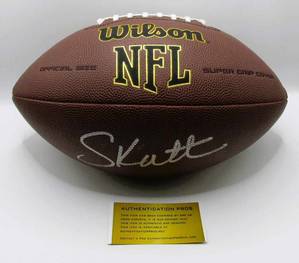Cam Skattebo Signed Football With COA (986779) (Giants)