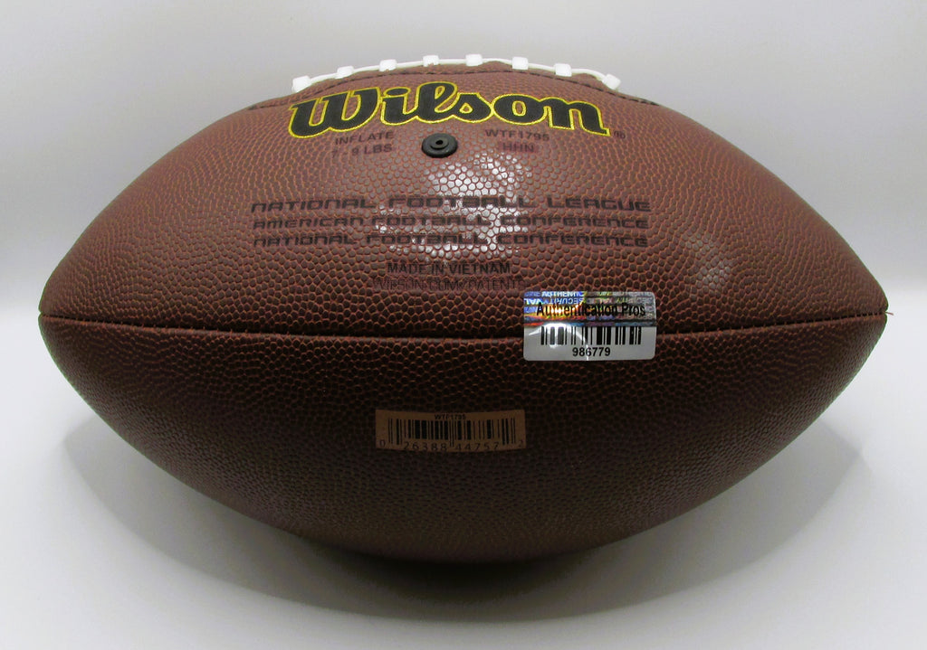Cam Skattebo Signed Football With COA (986779) (Giants)
