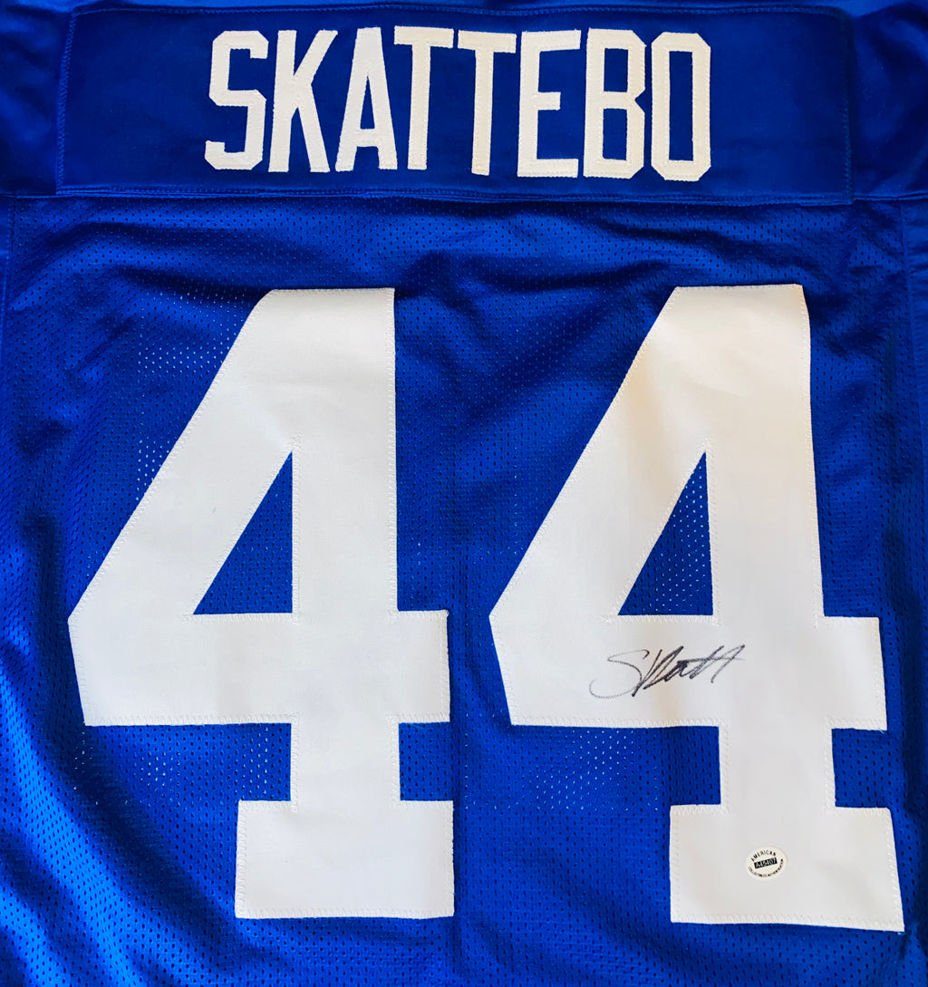 Cam Skattebo Signed Jersey With COA (A45407) (Giants)