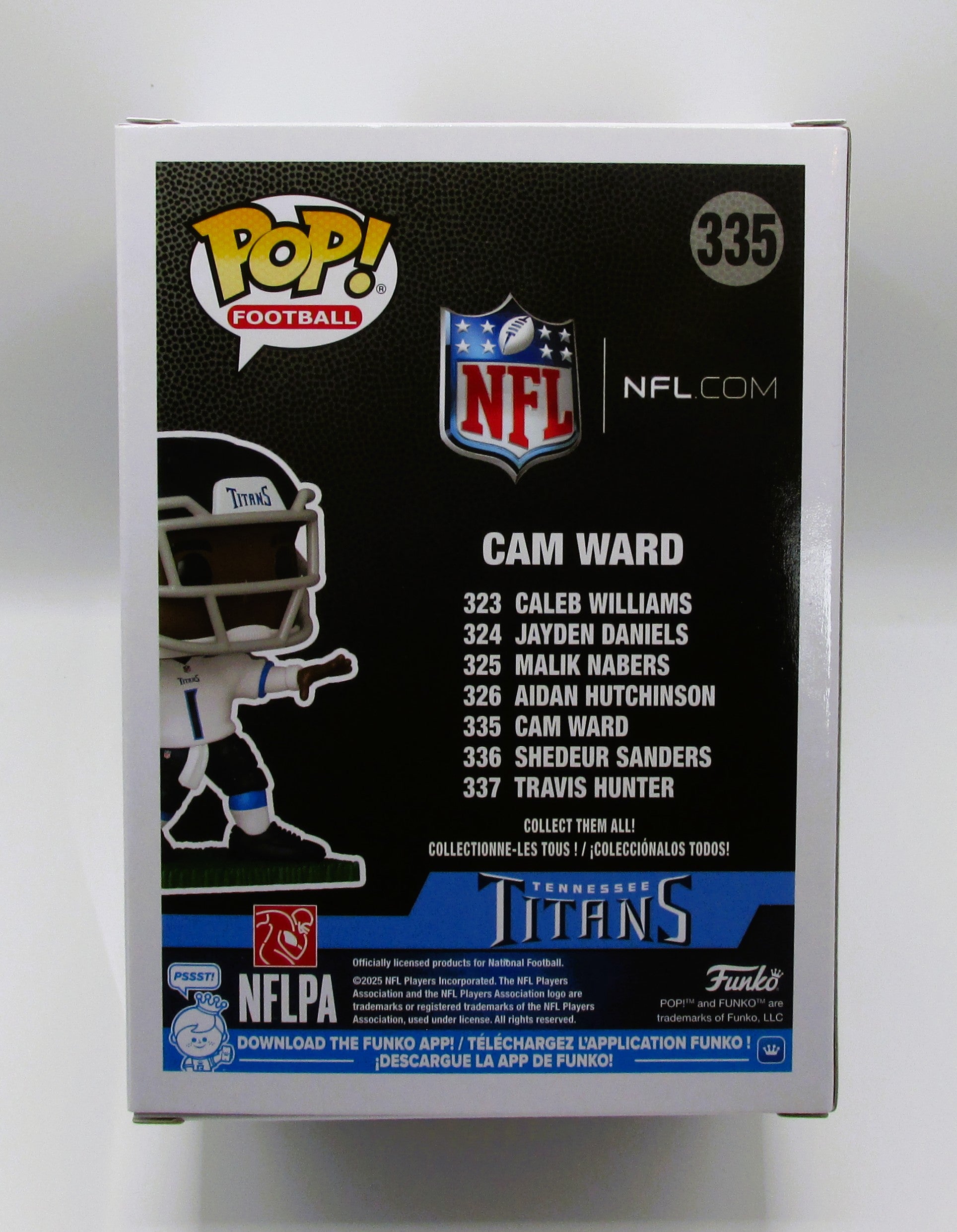 Cam Ward Signed Funko In Case With COA (A52333) (Titans)