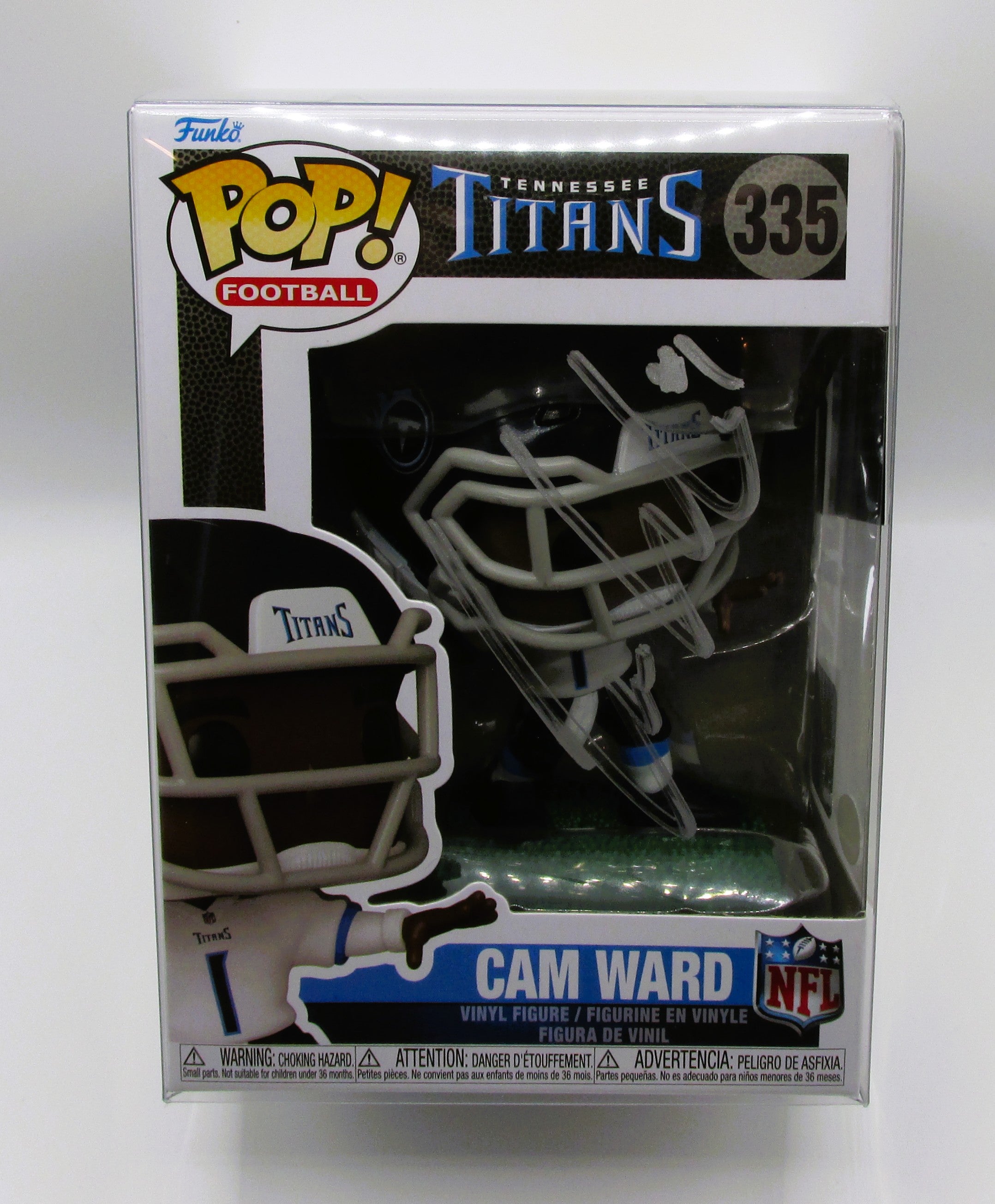 Cam Ward Signed Funko In Case With COA (A52333) (Titans)
