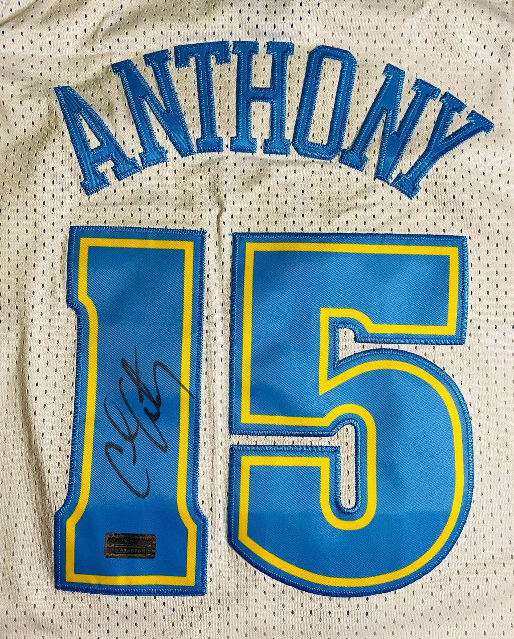 Carmelo Anthony Signed Jersey With COA (2371375) (Nuggets)