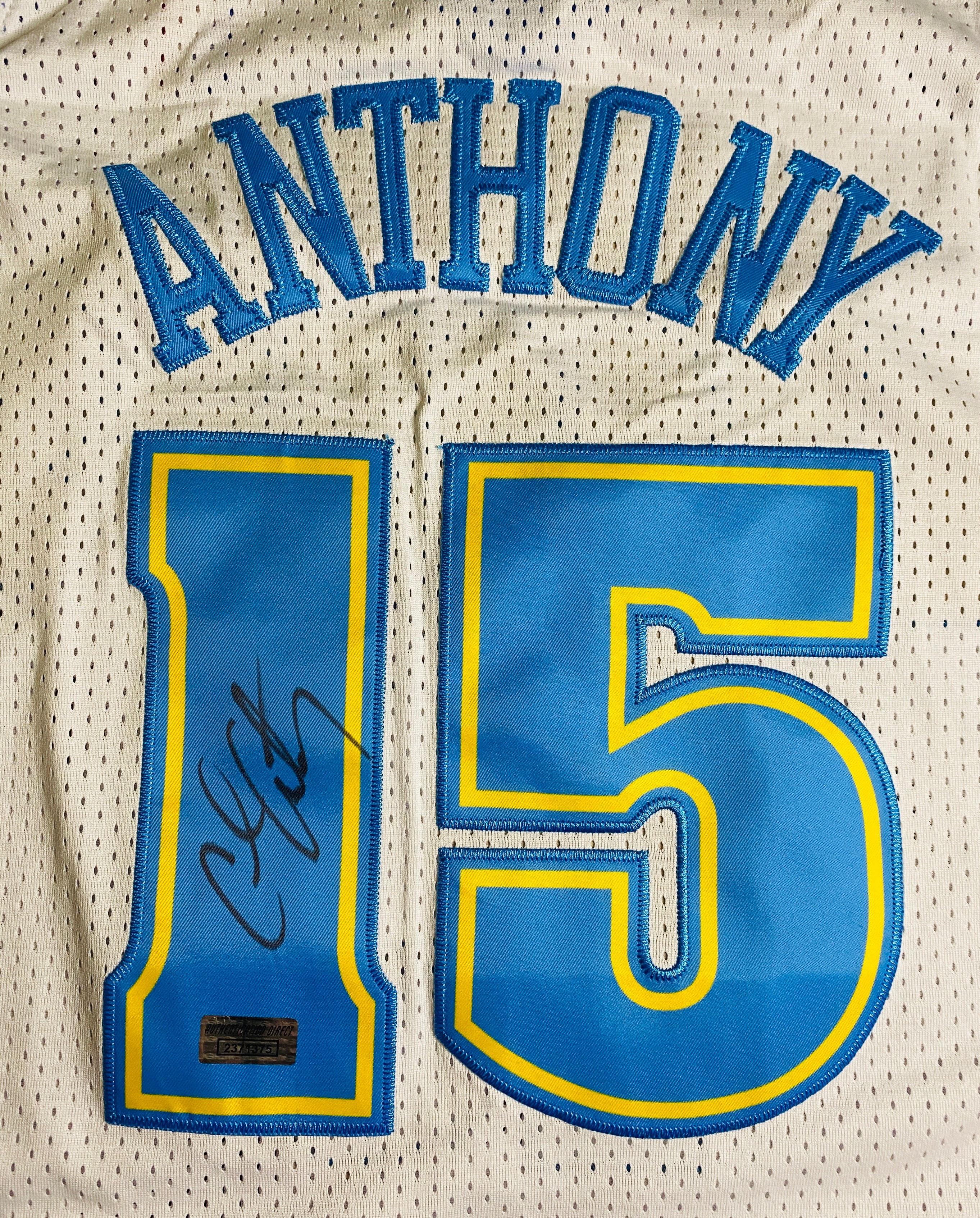 Carmelo Anthony Signed Jersey With COA (2371375) (Nuggets)