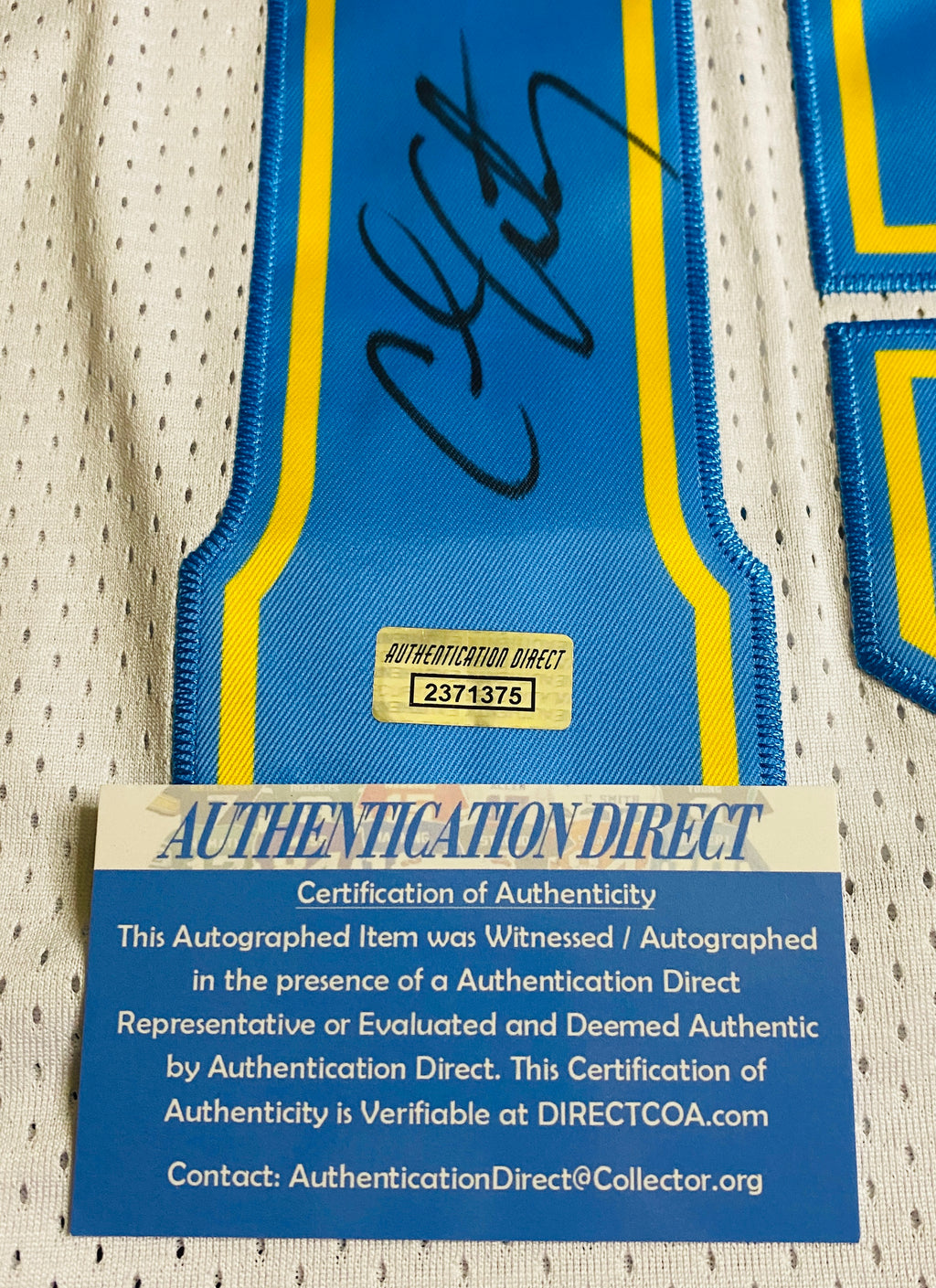 Carmelo Anthony Signed Jersey With COA (2371375) (Nuggets)
