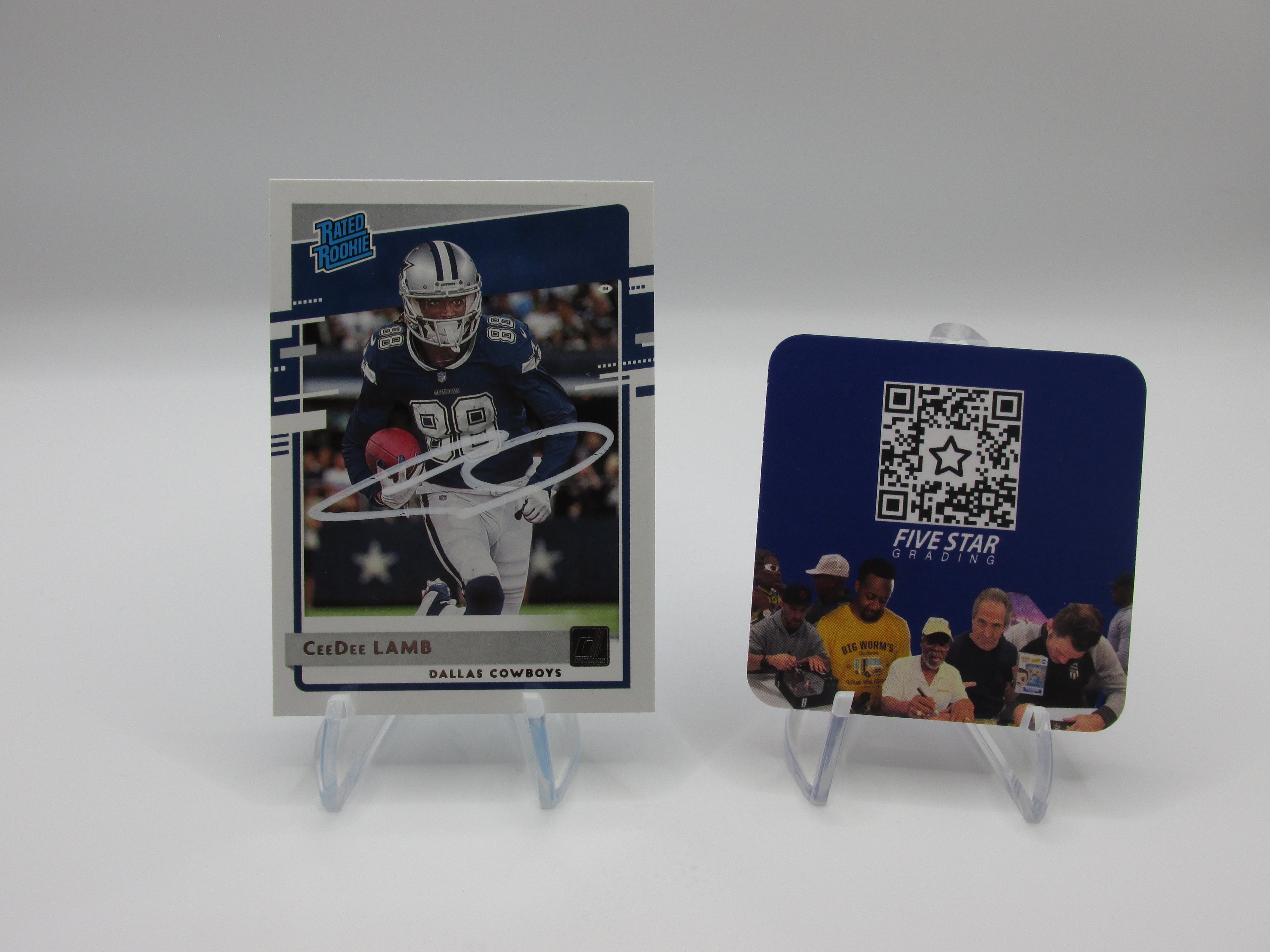 CeeDee Lamb Signed Rated Rookie With COA (456772) (Cowboys)