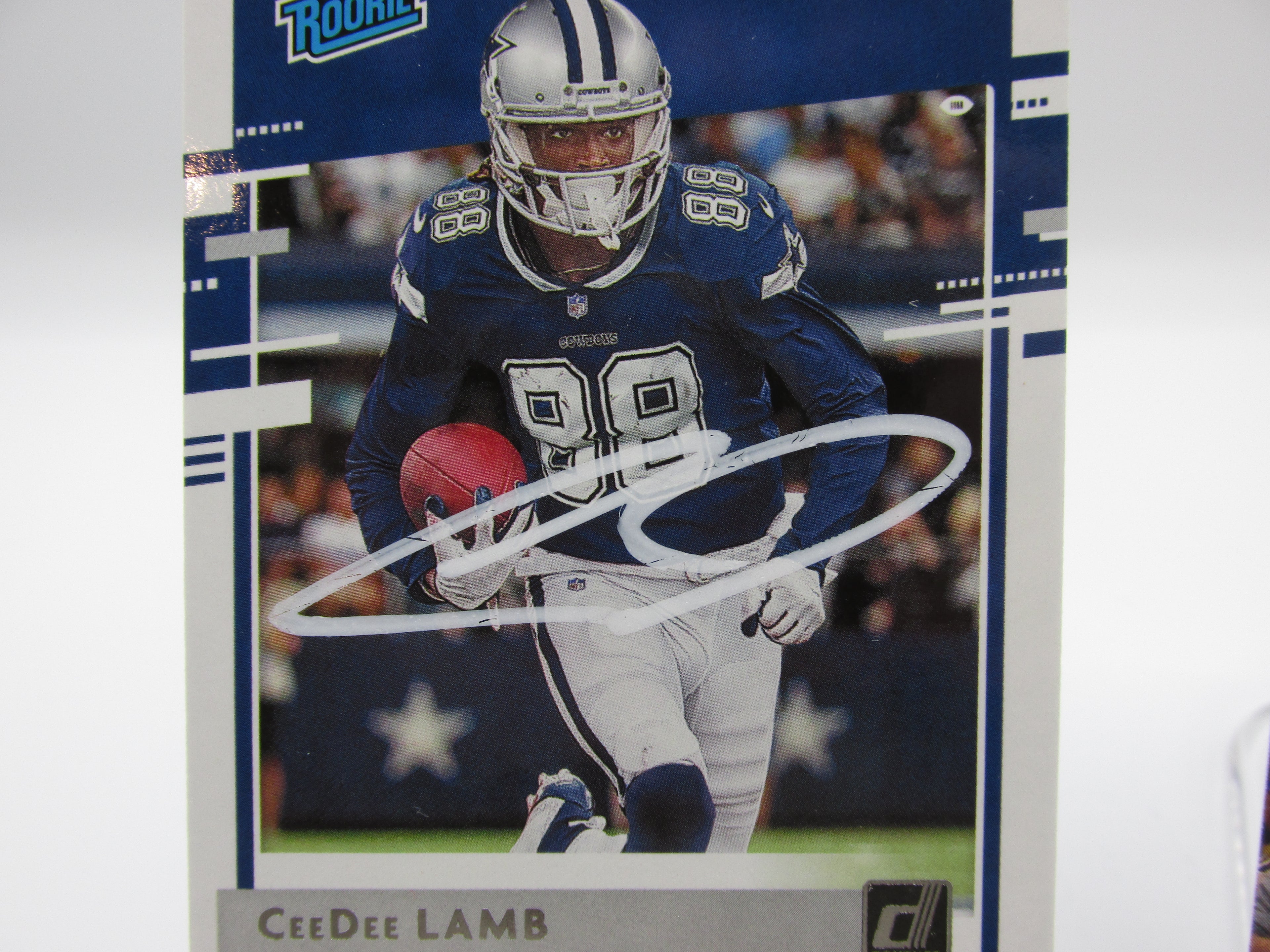 CeeDee Lamb Signed Rated Rookie With COA (456772) (Cowboys)