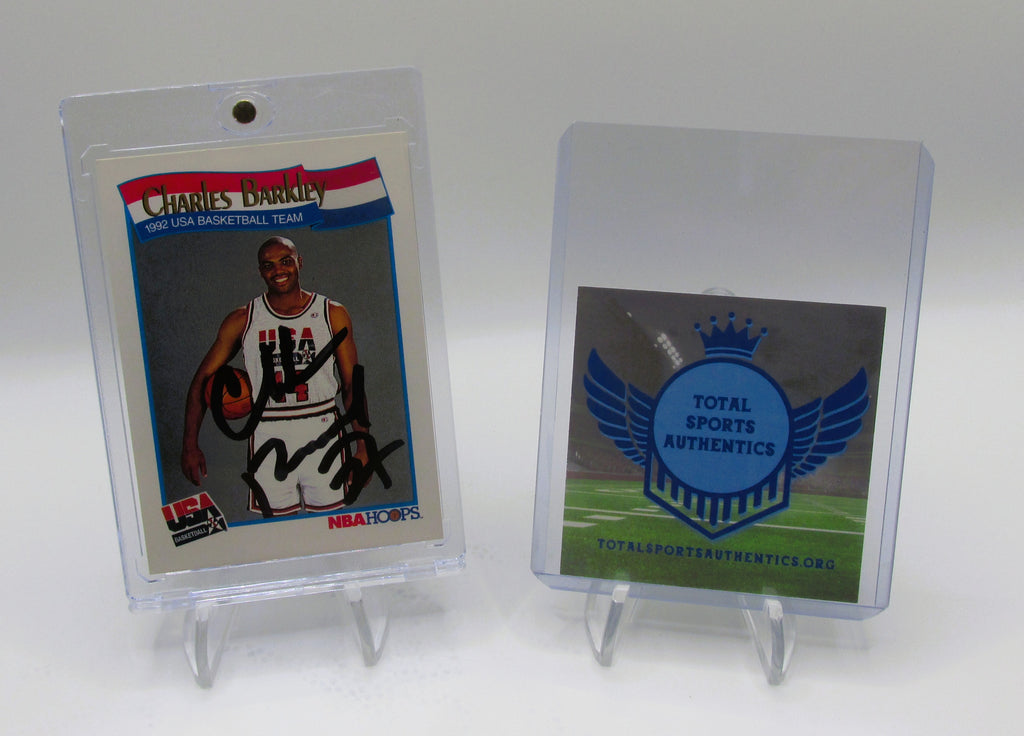 Charles Barkley Signed Card With COA (3202480) (Team USA, 76ers, Suns)